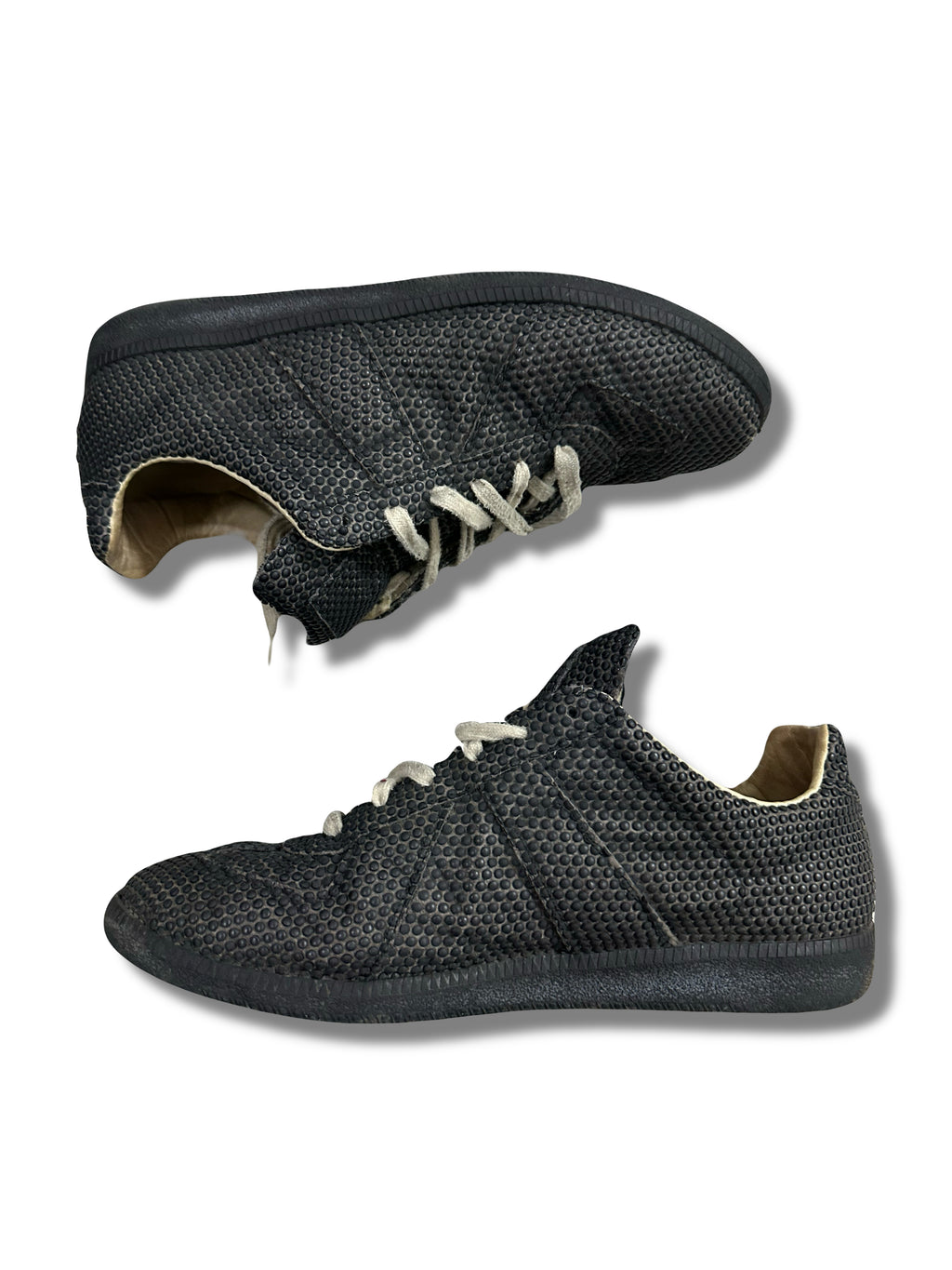 Margiela Textured Pebbled Polka Dot German Army Trainer