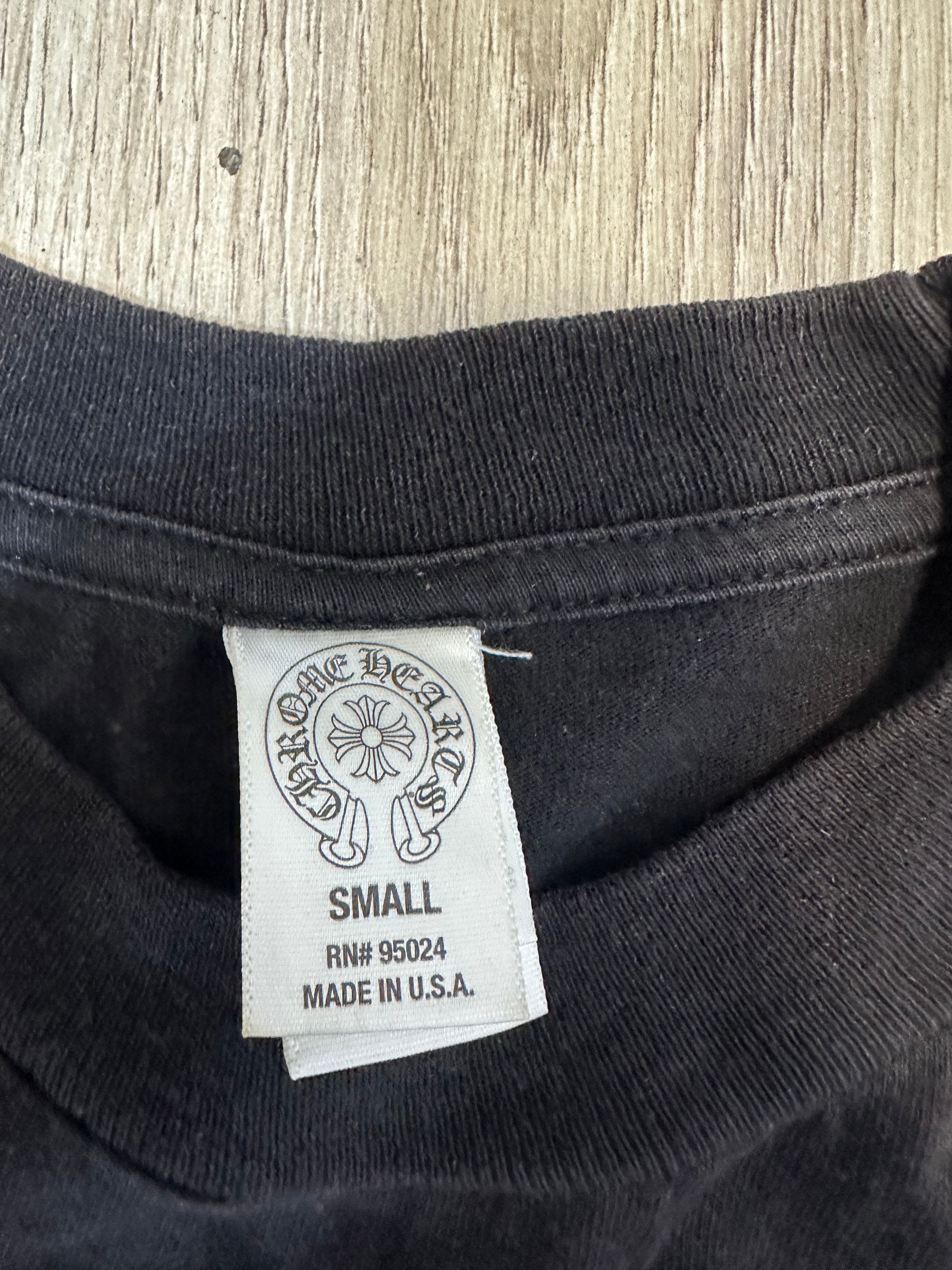 Vintage Chrome Hearts Plus Motif Pocket T-Shirt