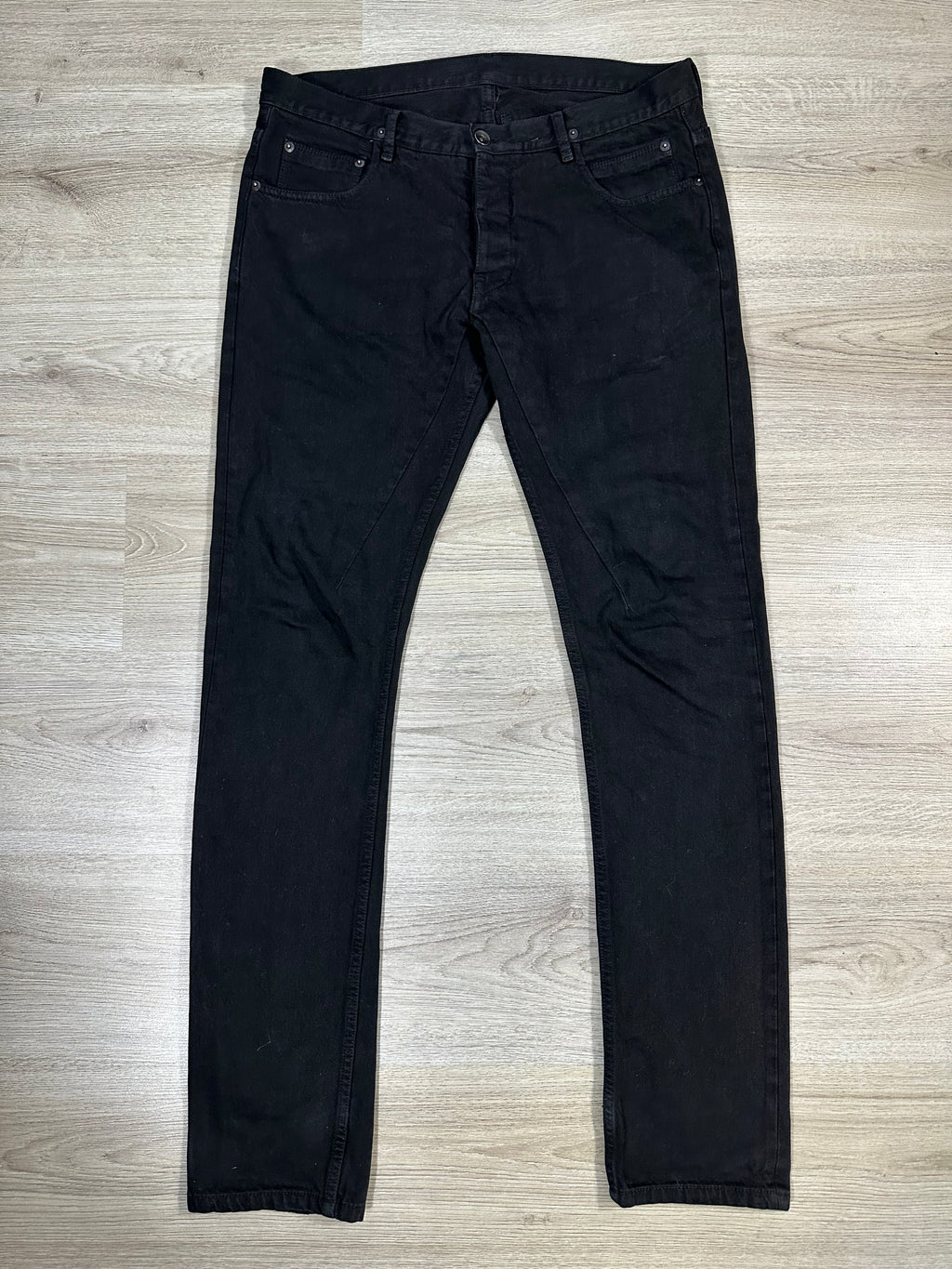 AW14 Rick Owens Moody Raw Denim Detroits