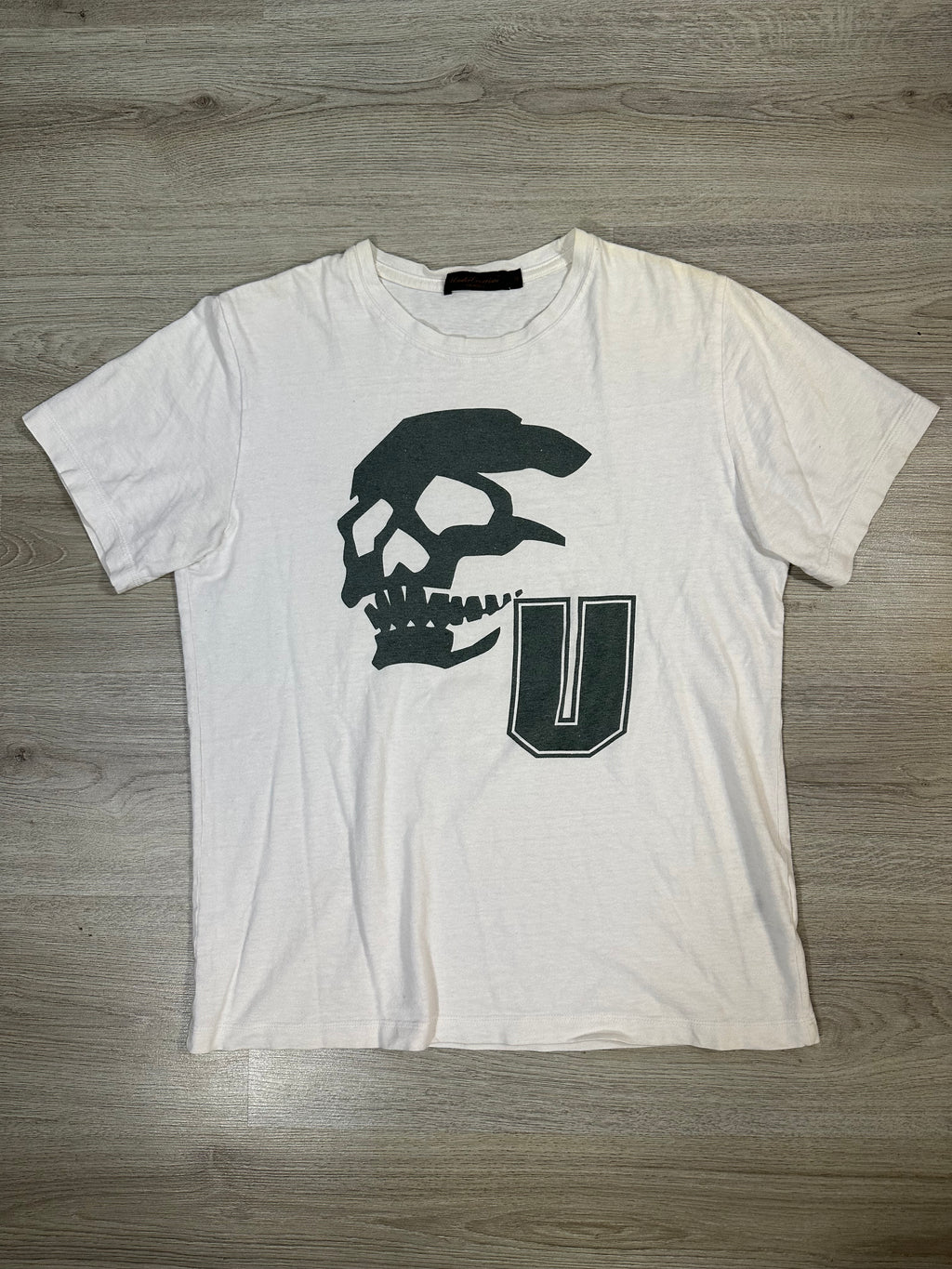 AW03 Undercover Varsity Skull T Shirt