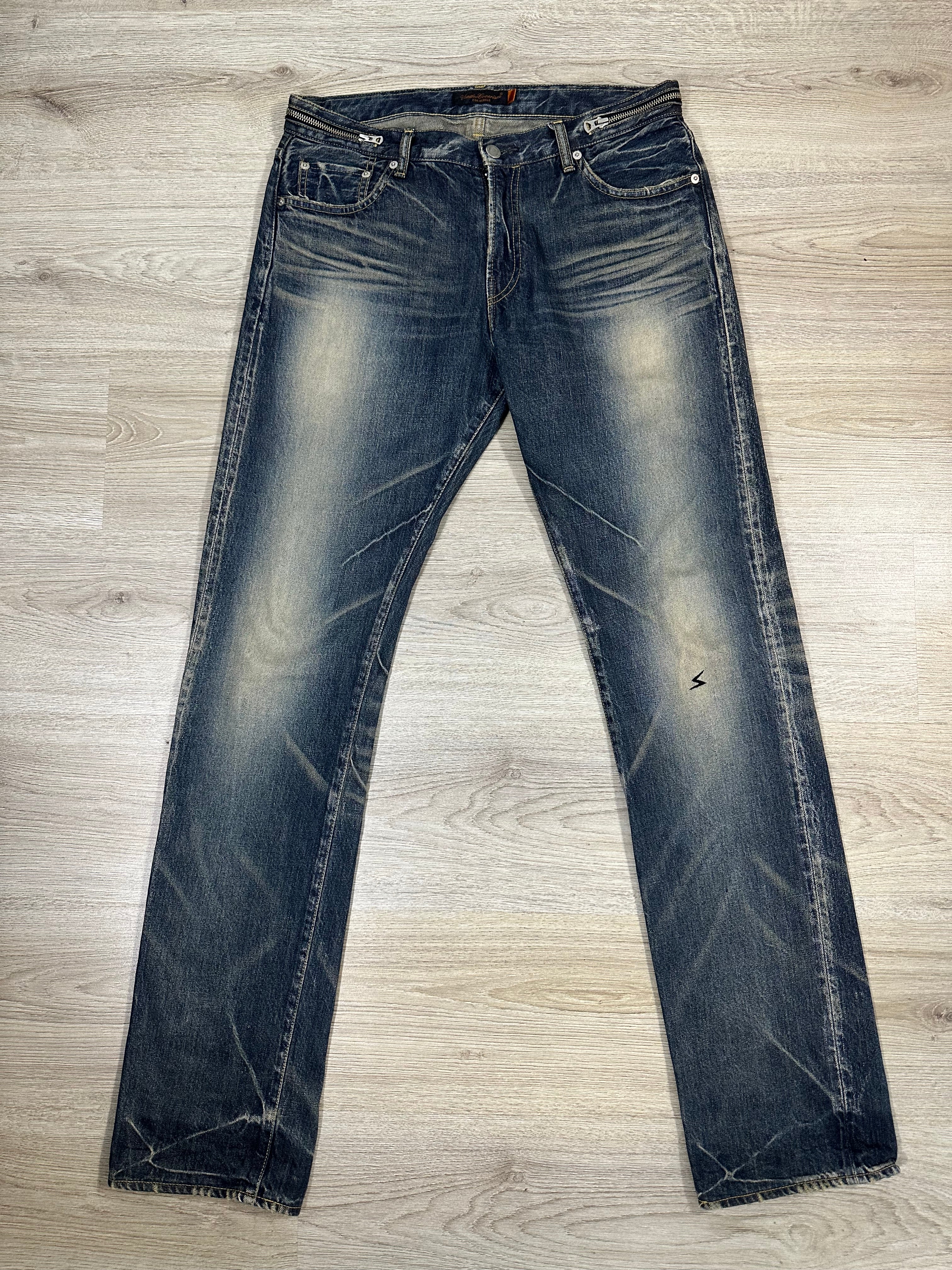 SS07 Undercover Chaos Zipper Denim