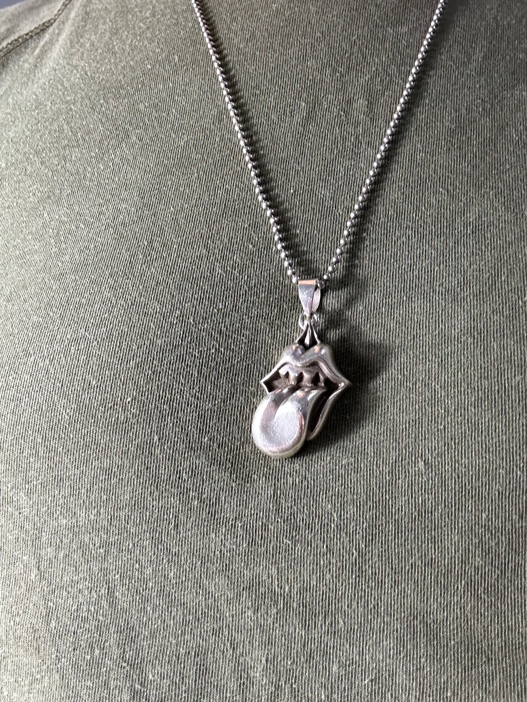 Vintage Chrome Hearts Rolling Stones pendant (PENDANT ONLY)