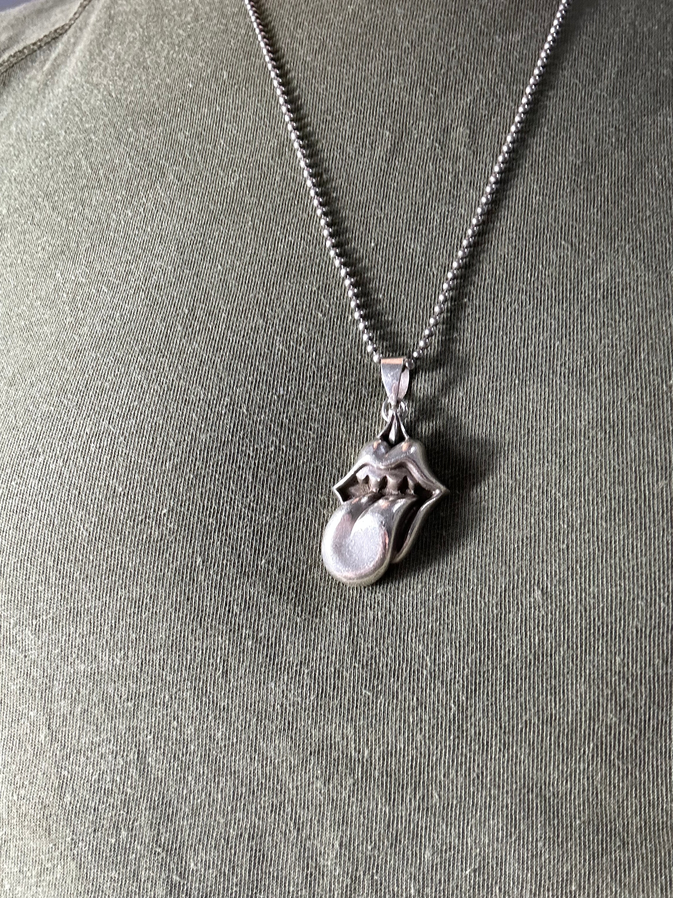 Vintage Chrome Hearts Rolling Stones pendant (PENDANT ONLY)
