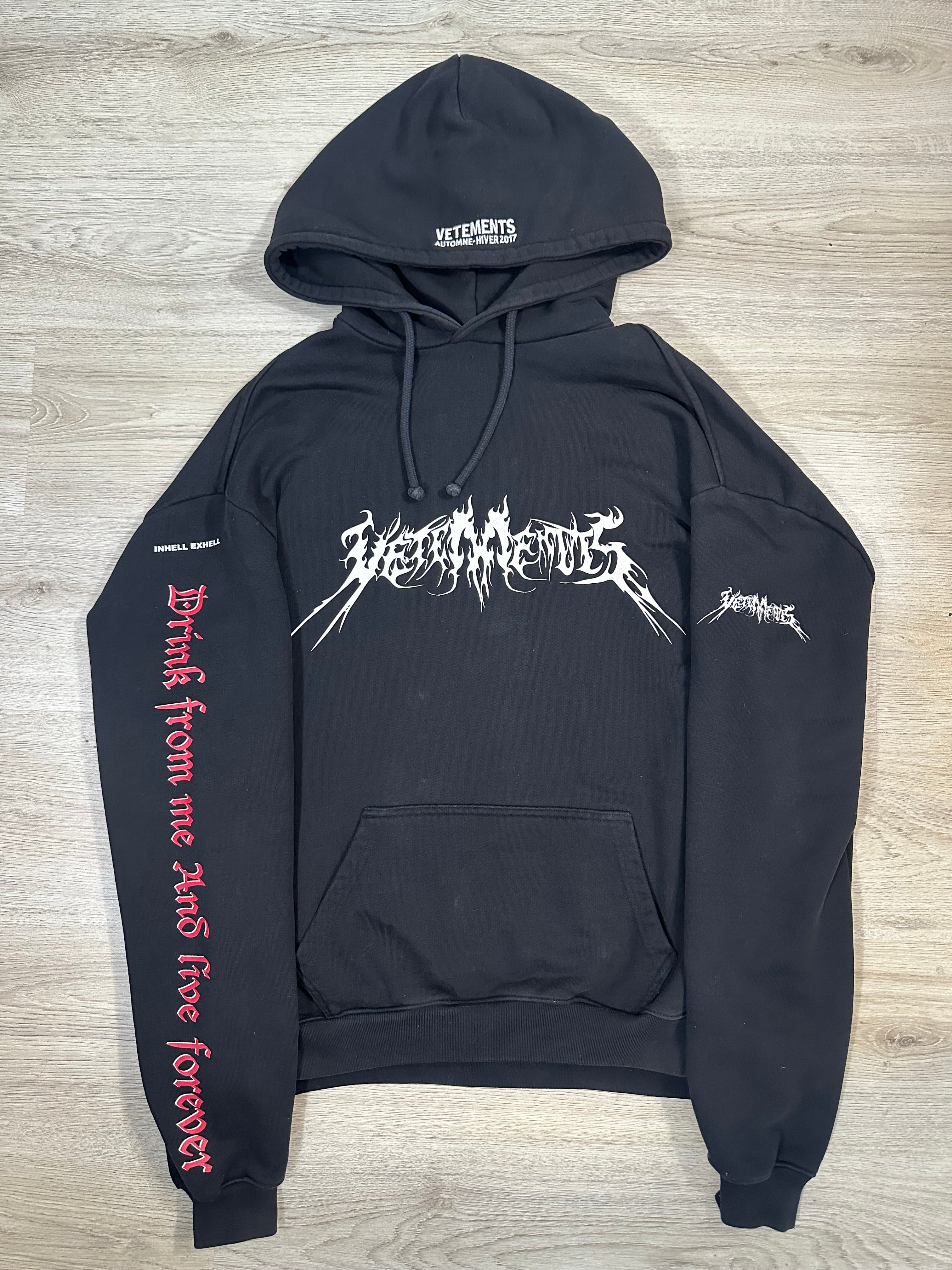 AW17 Vetements TFD Hoodie
