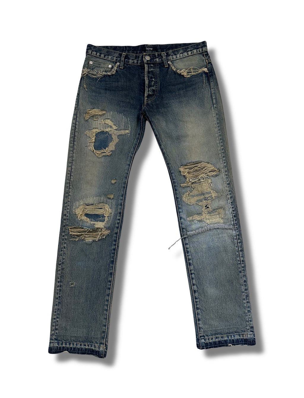SS10 Undercover Silver Yarn Denim