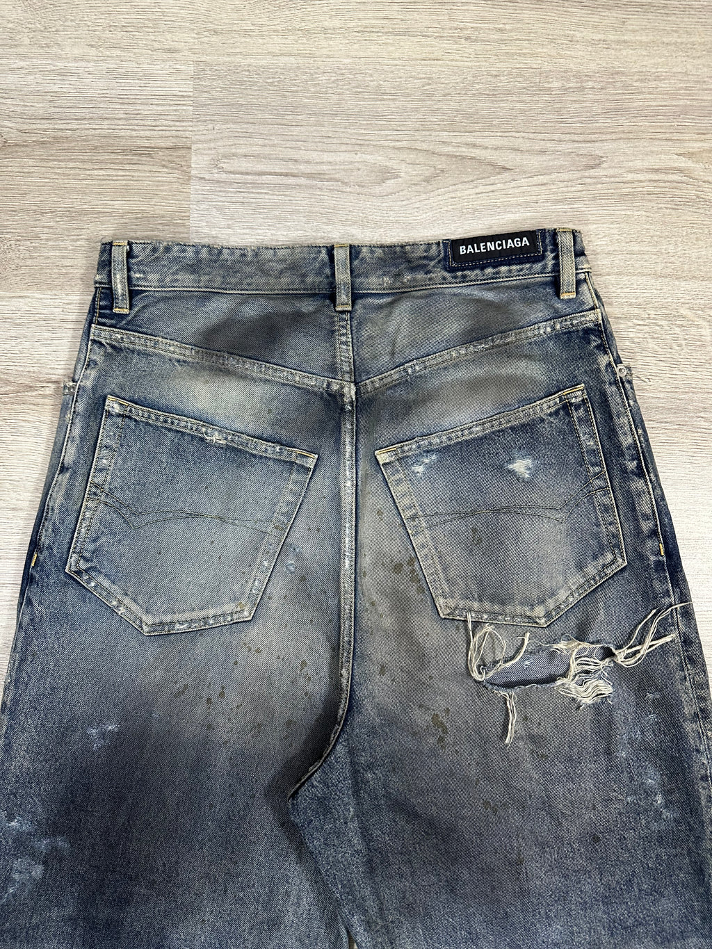 Balenciaga SS23 Oil Spill Baggy Denim