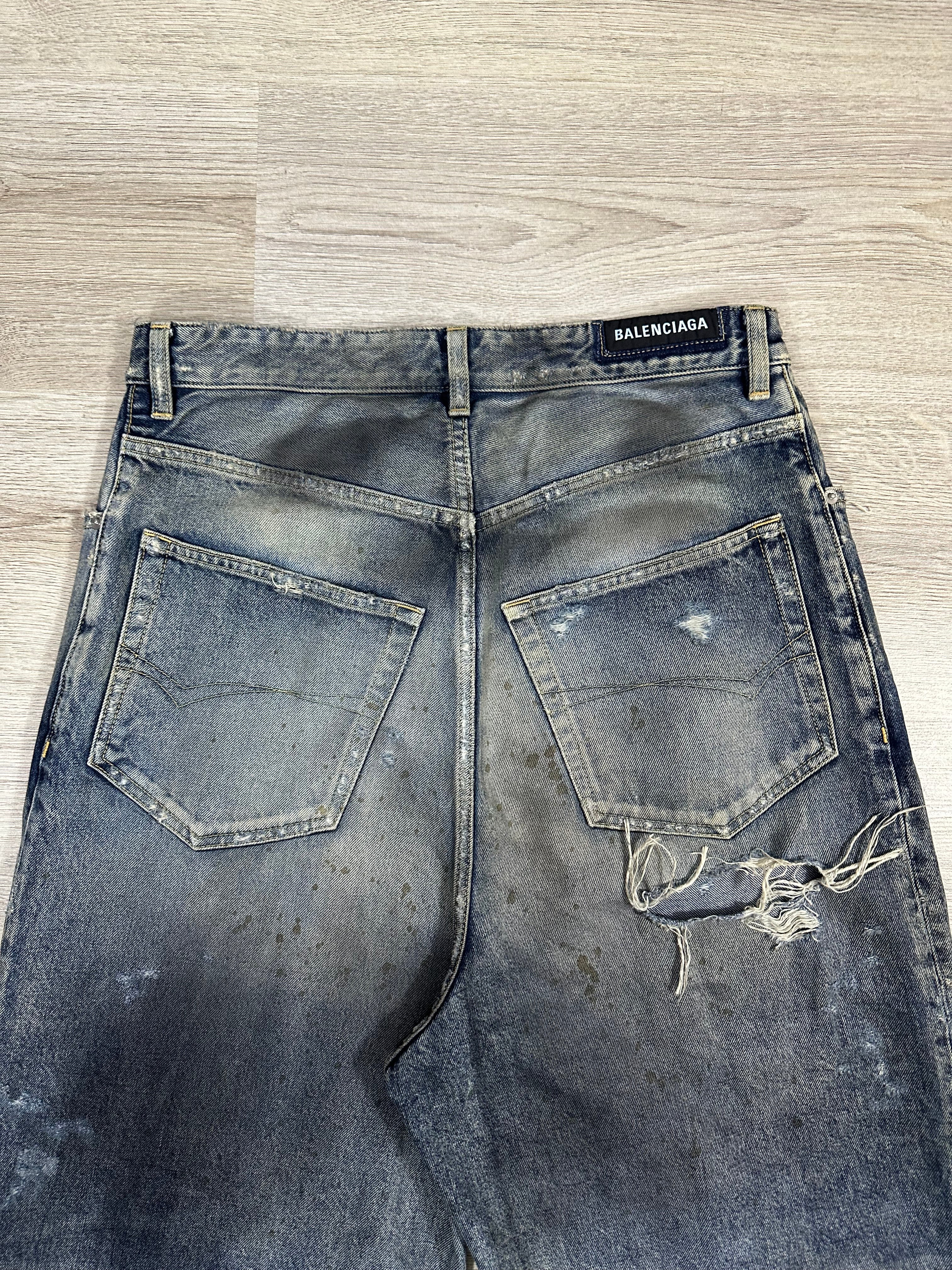 Balenciaga SS23 Oil Spill Baggy Denim