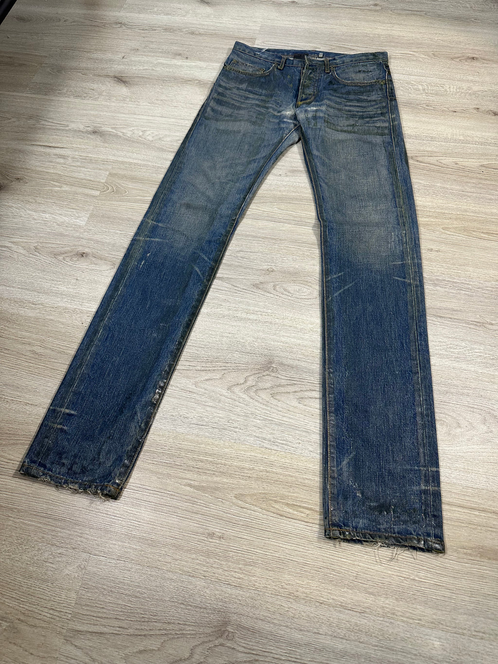 AW05 Dior Homme Luster Waxed Denim
