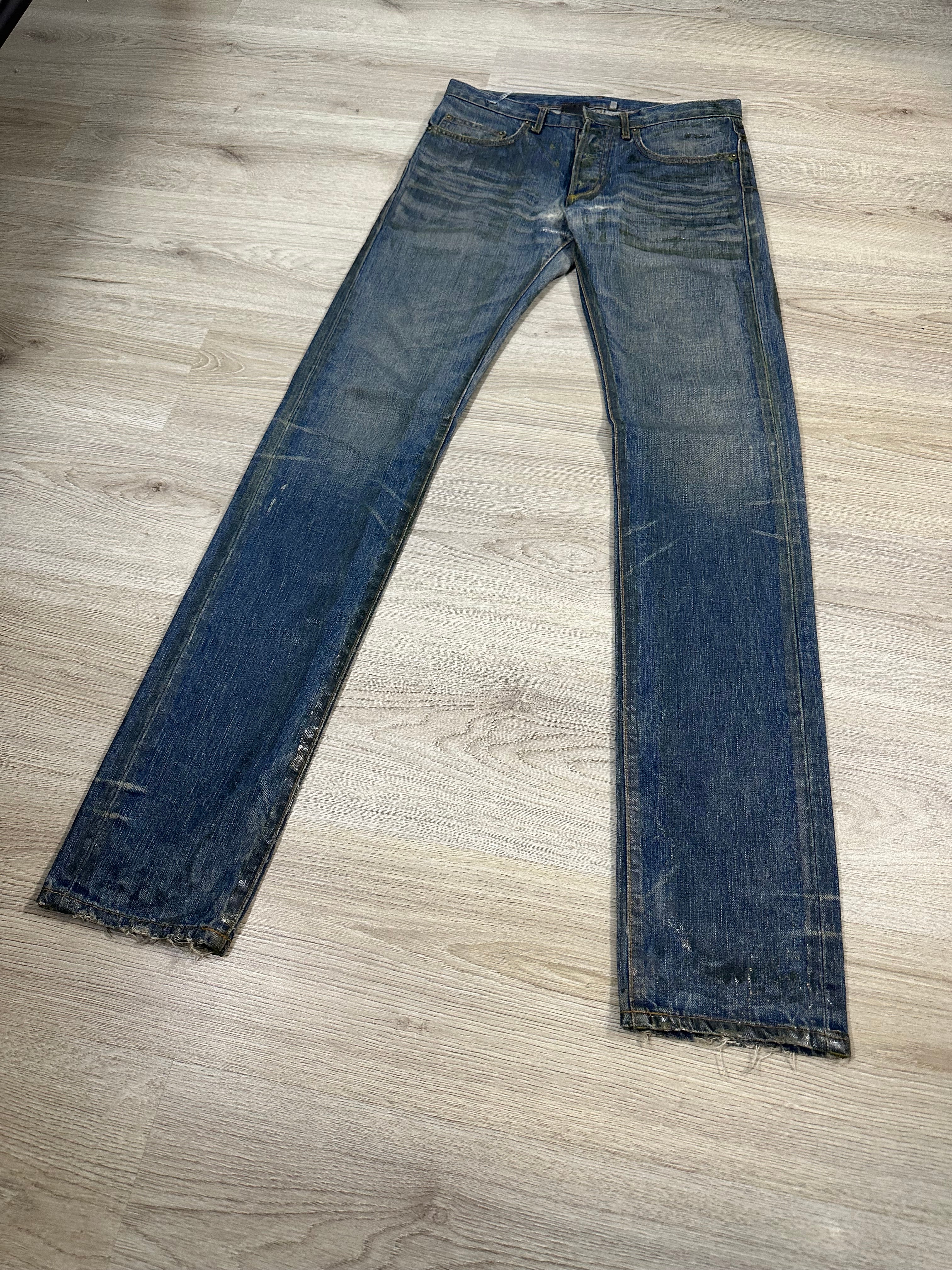 AW05 Dior Homme Luster Waxed Denim