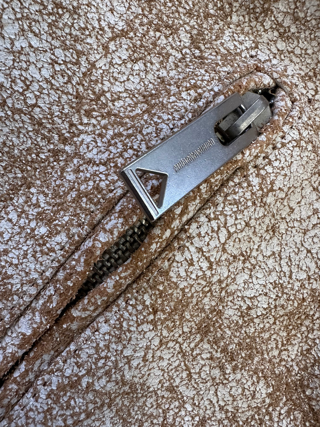 AW13 Mihara Yasuhiro Cracked Leather Backpack