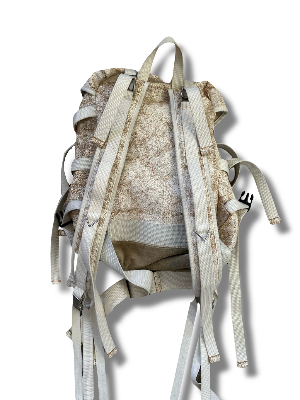 AW13 Mihara Yasuhiro Cracked Leather Backpack