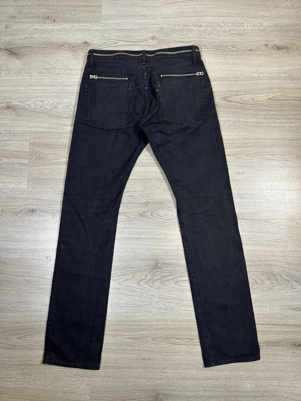 UNDERCOVER SS07 Chaos Waxed Zipper Denim