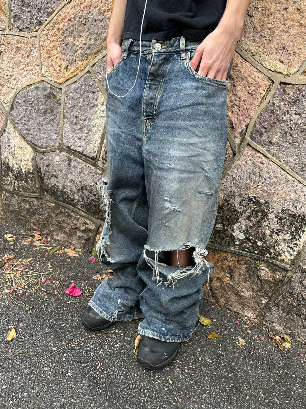 Balenciaga SS23 Oil Spill Baggy Denim