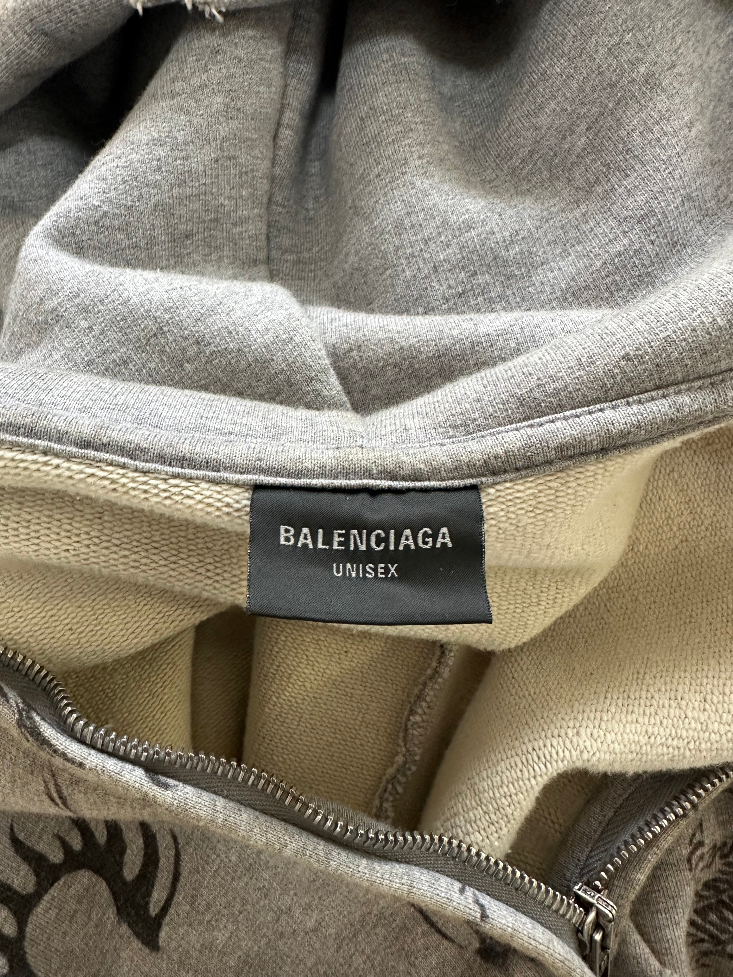 SS24 Balenciaga Tattoo Hoodie
