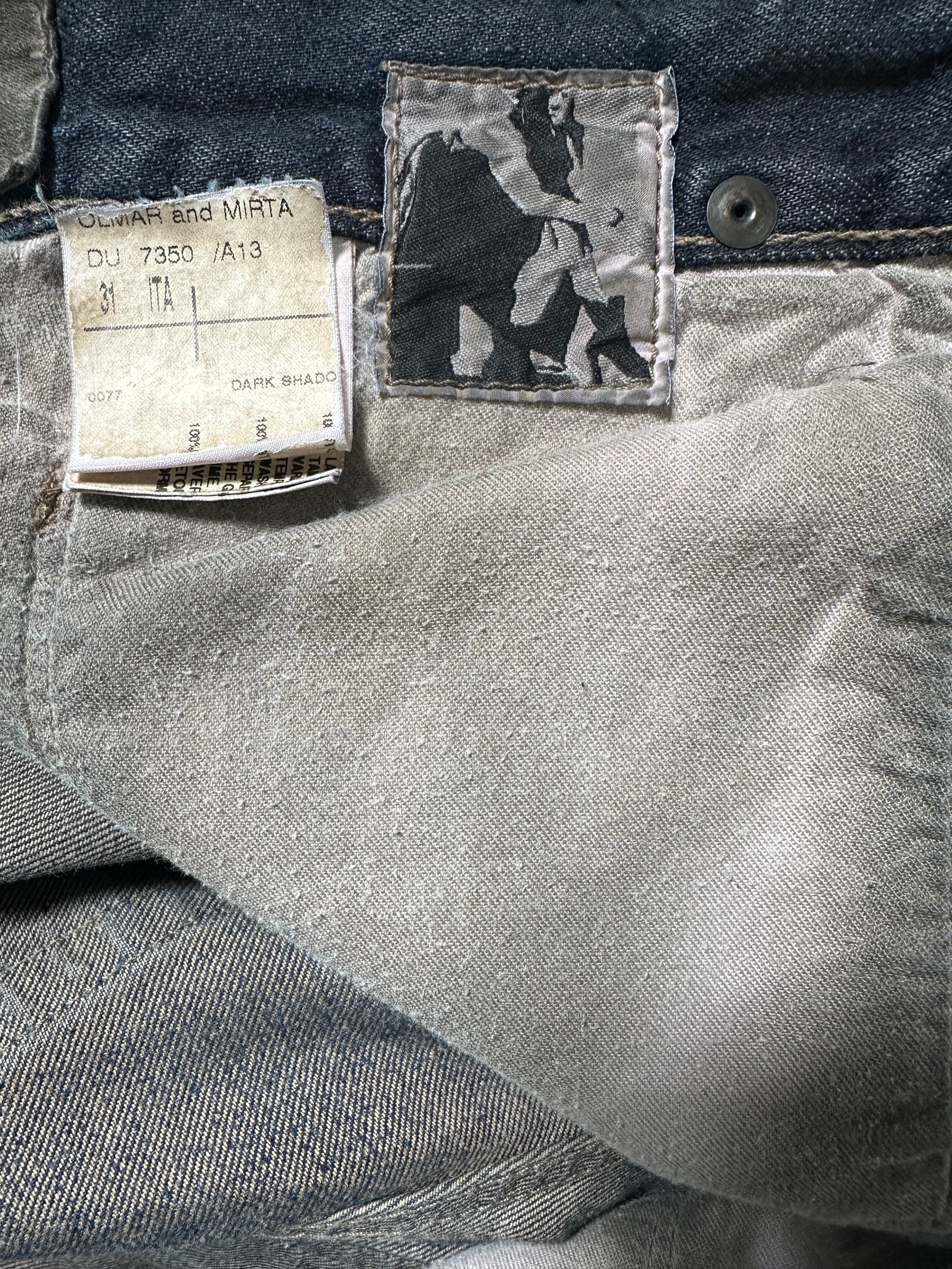 AW08 Rick Owens Stag Clawmark Baggy Detroit Cut