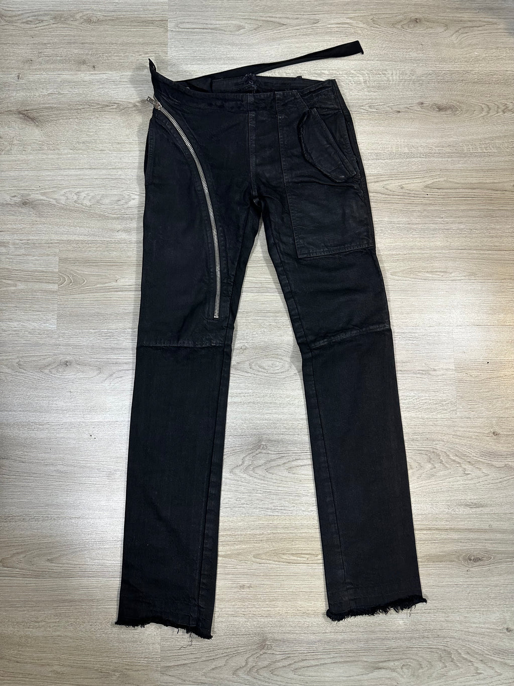 AW07 Rick Owens Black Wax DL Aircuts