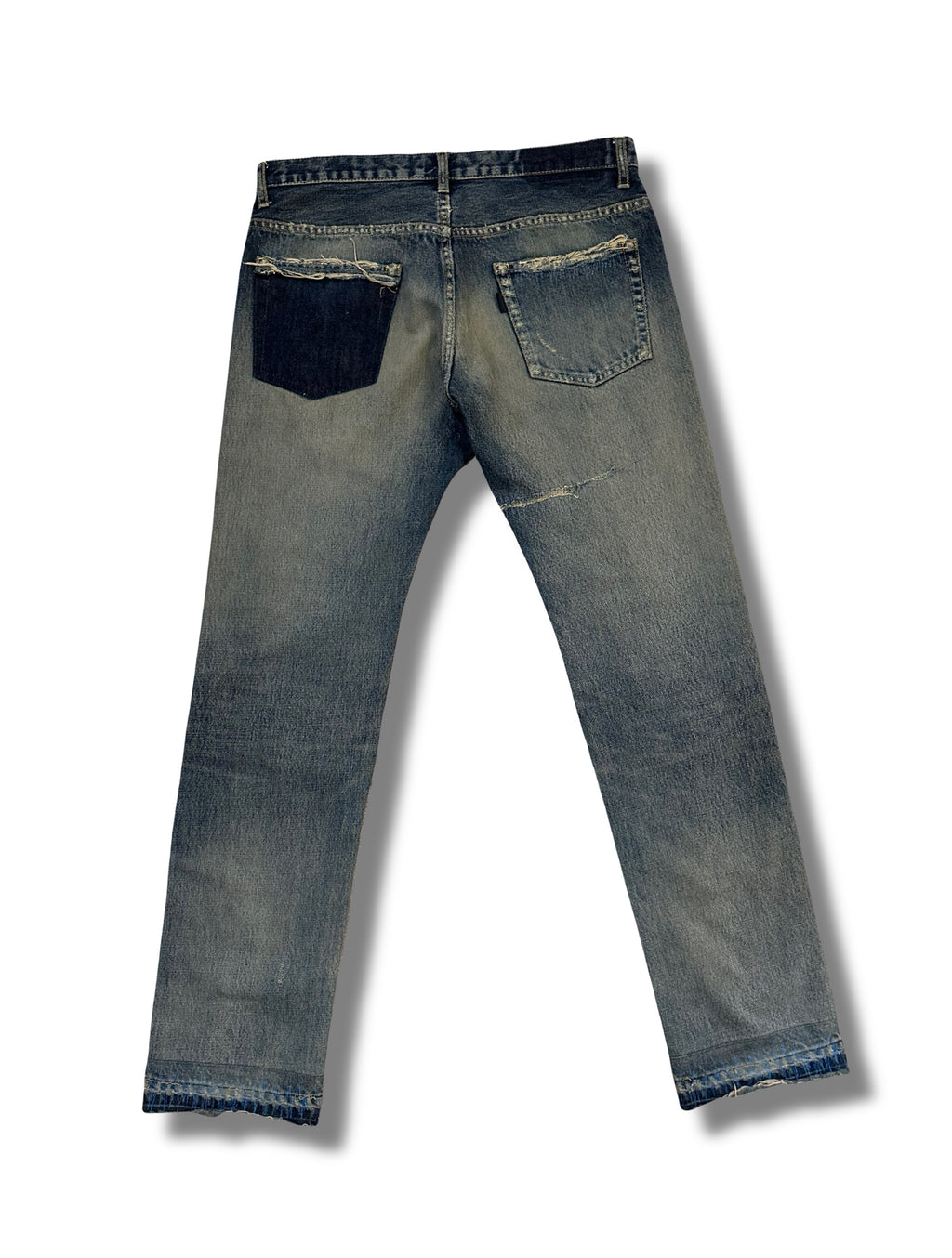 SS10 Undercover Silver Yarn Denim