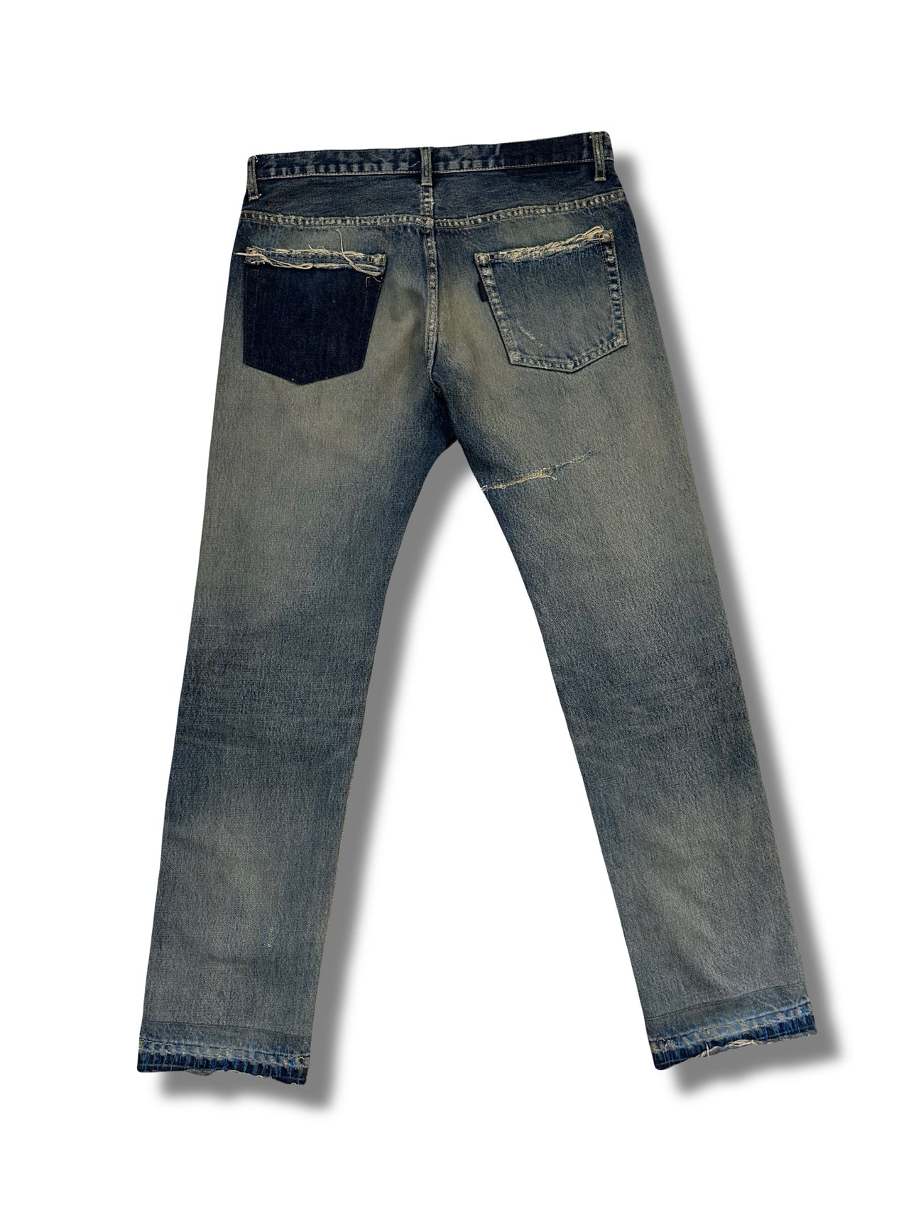 SS10 Undercover Silver Yarn Denim