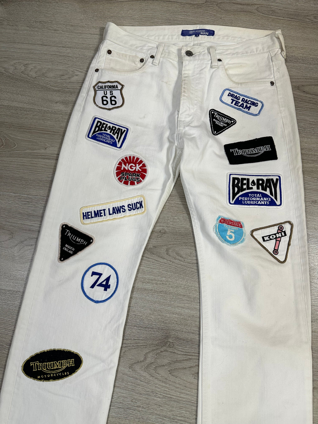 Junya Watanabe Moto White Patch Denim
