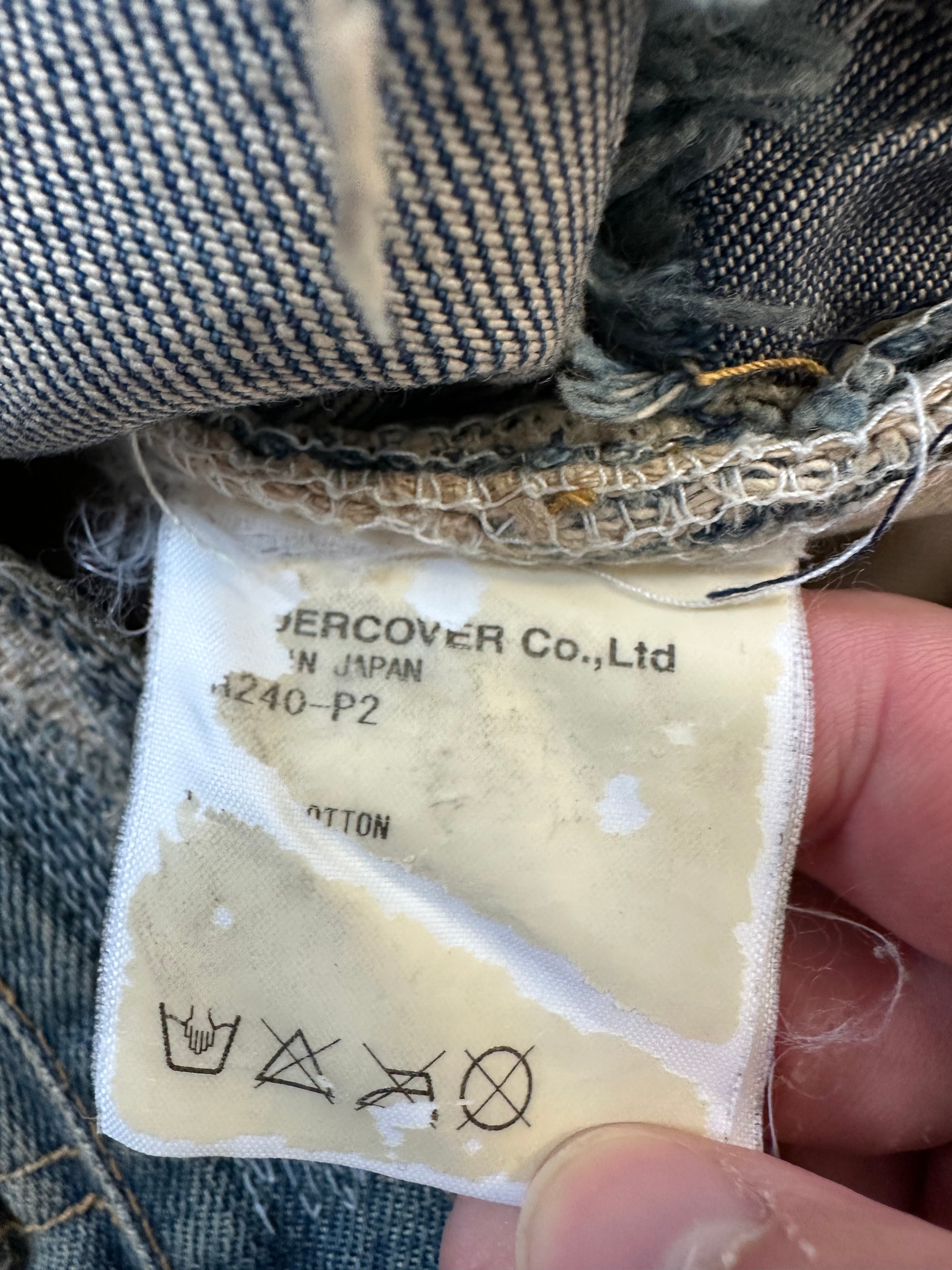 AW05 Undercover ‘85’ Denim Size 2 Indigo