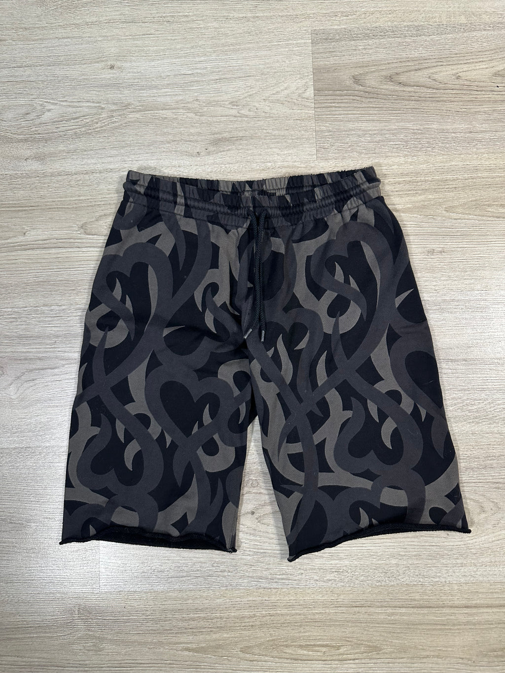 SS04 Number (N)ine Black Tribal Shorts