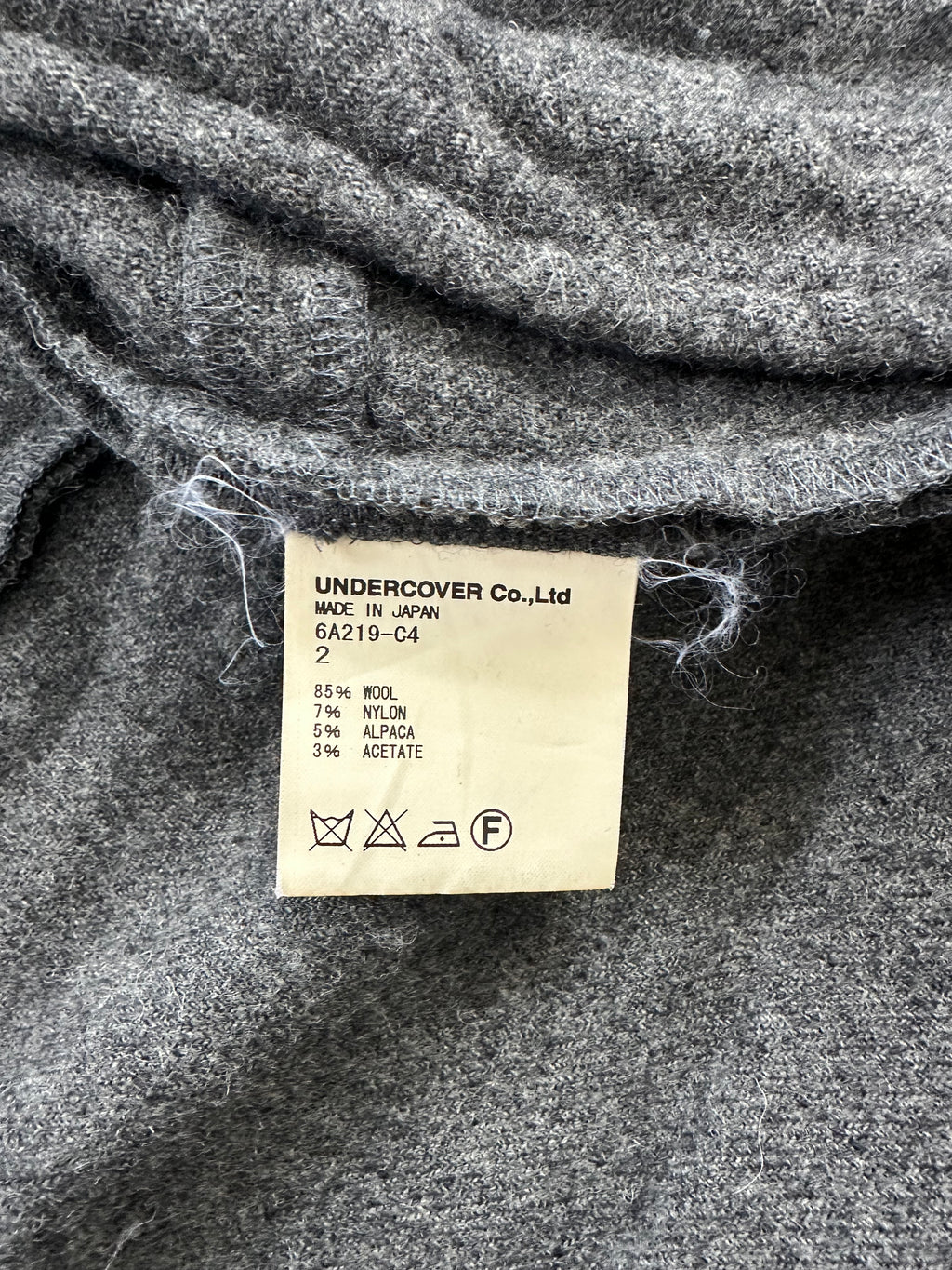 AW06 Undercover Scarf Long Jacket