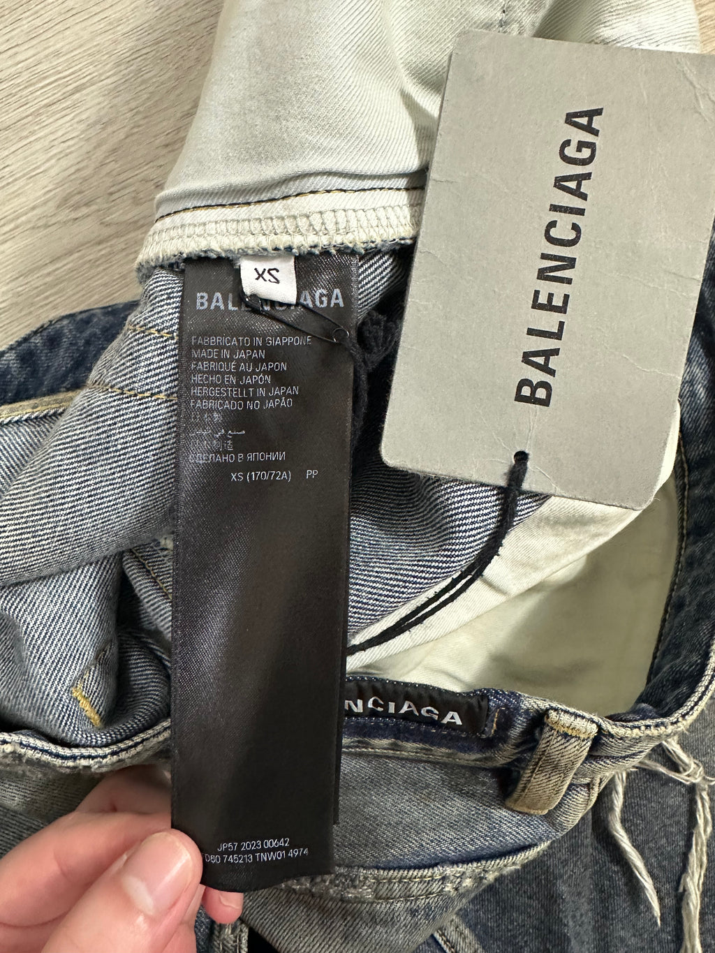 Balenciaga SS23 Oil Spill Baggy Denim