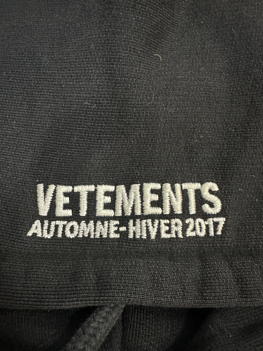 AW17 Vetements TFD Hoodie