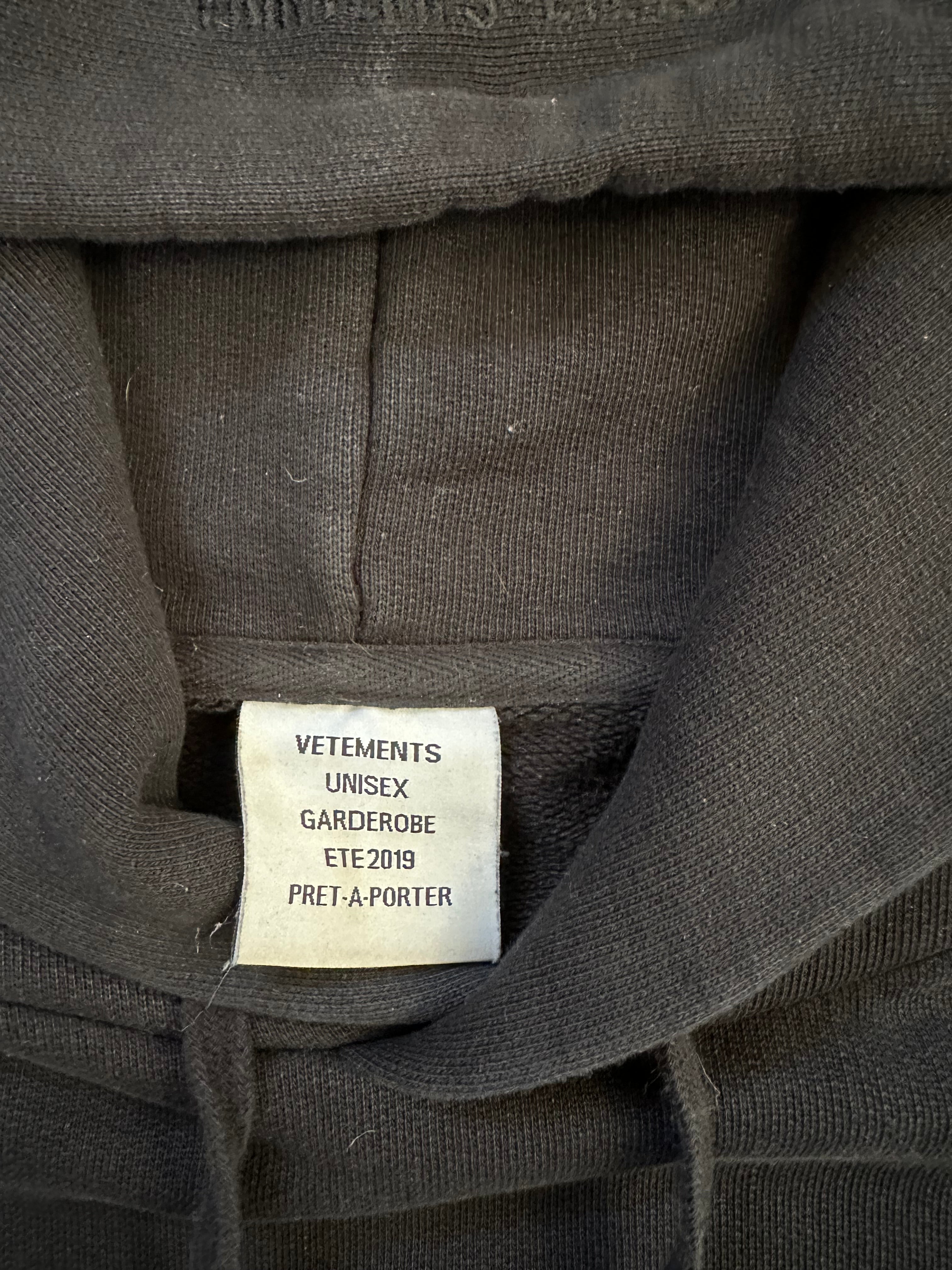 SS19 Vetements Target Hoodie Size S