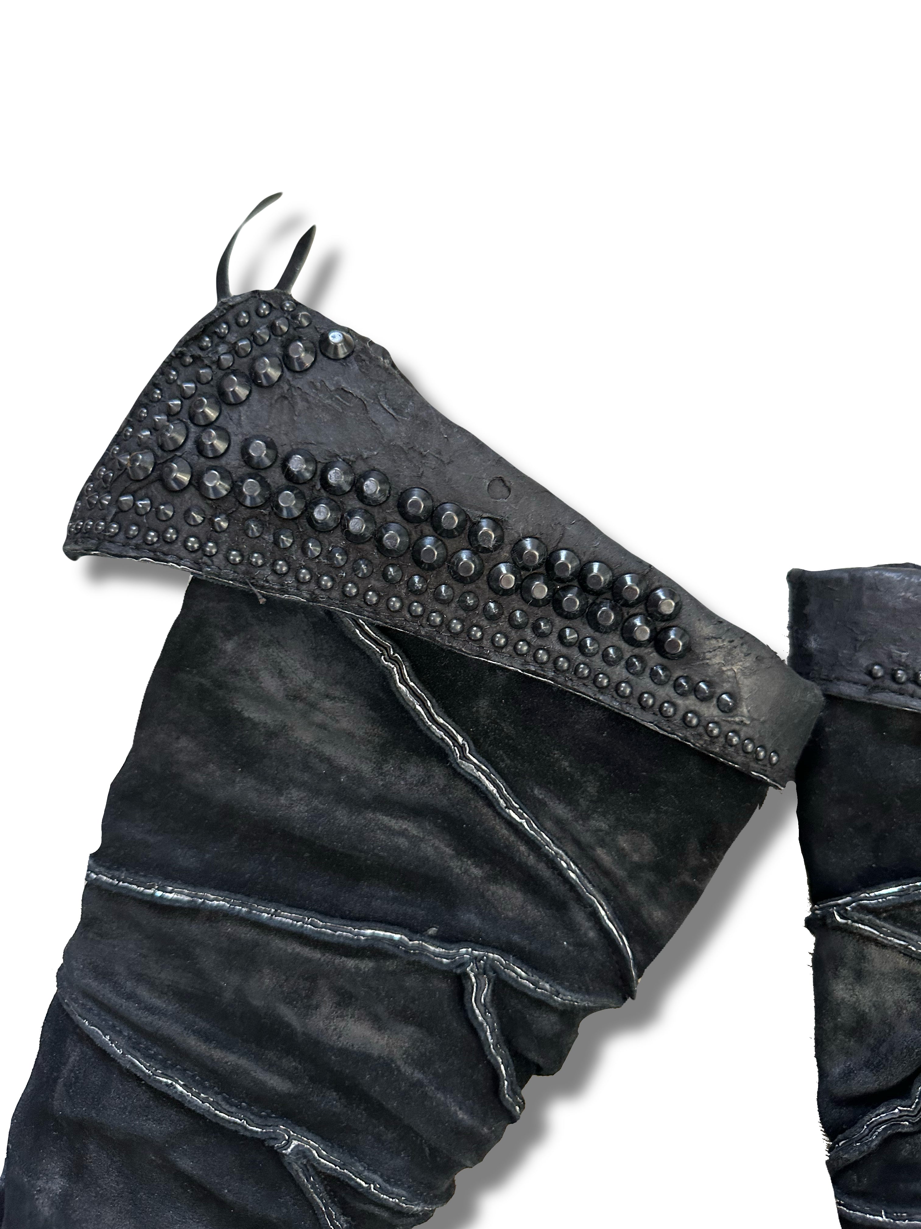 KMRii Studded Crush Boots