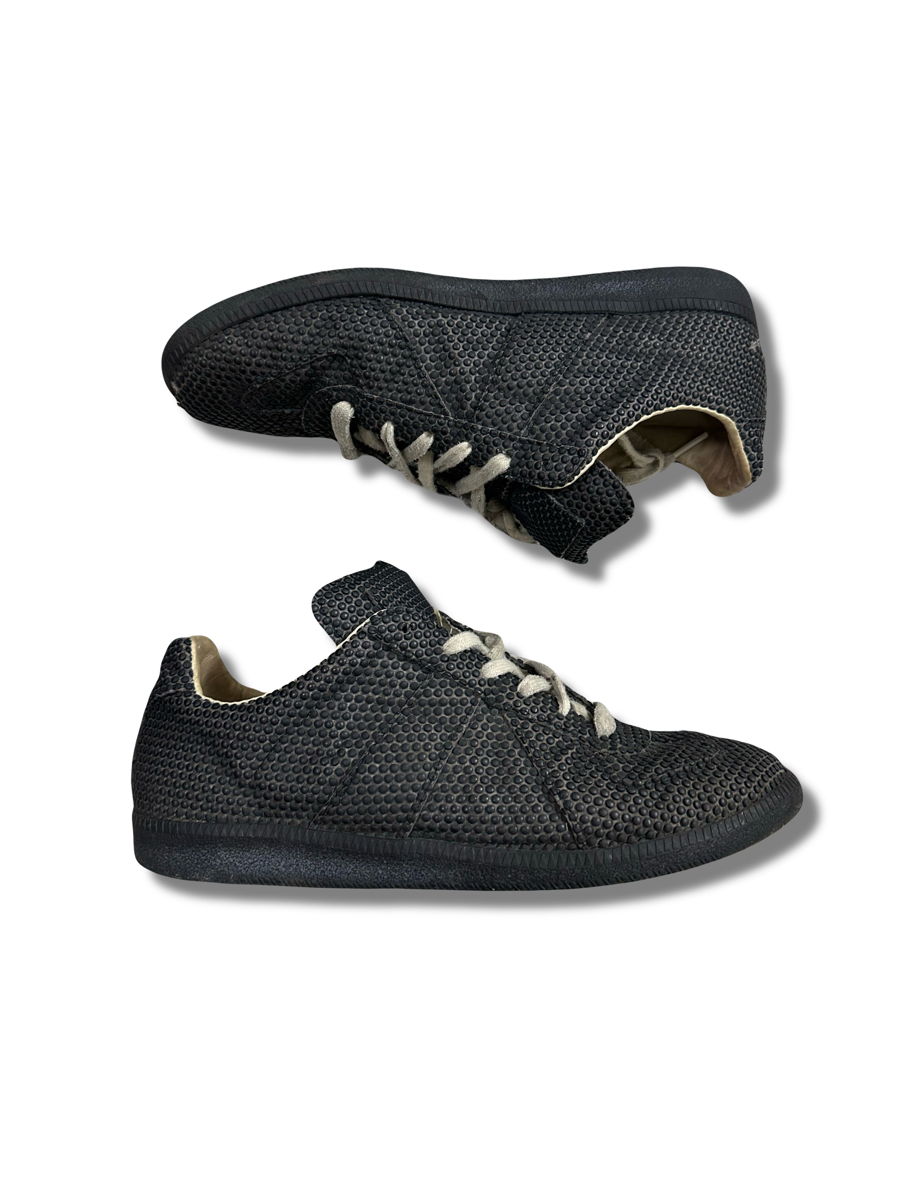 Margiela Textured Pebbled Polka Dot German Army Trainer