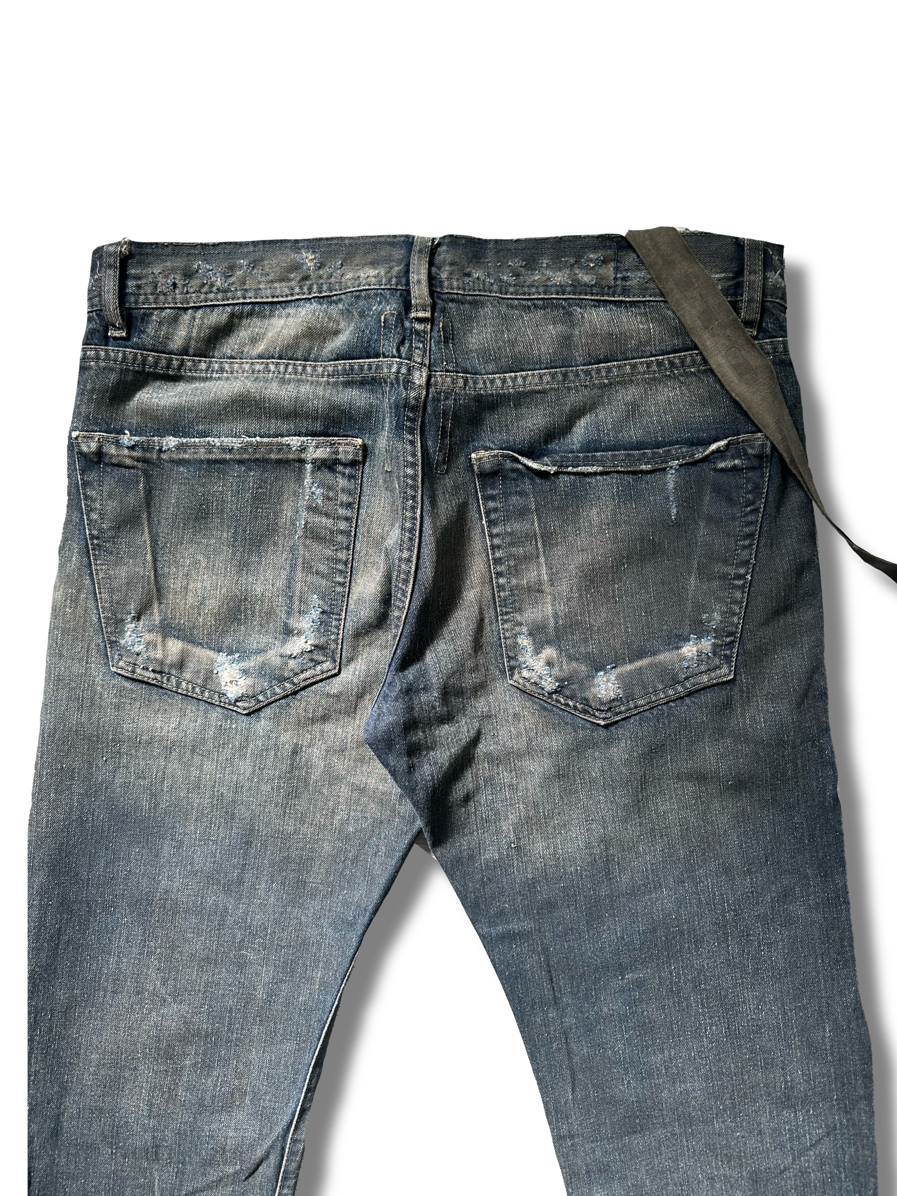 AW08 Rick Owens Stag Clawmark Baggy Detroit Cut