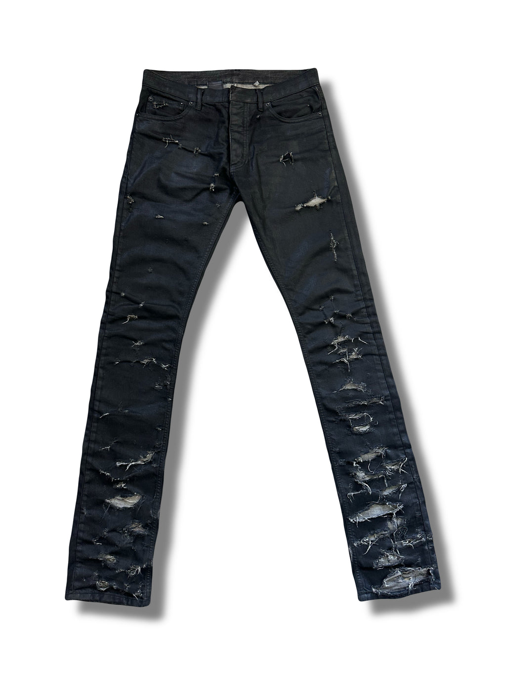 SS04 Dior Homme ‘Strip’ Wax Denim