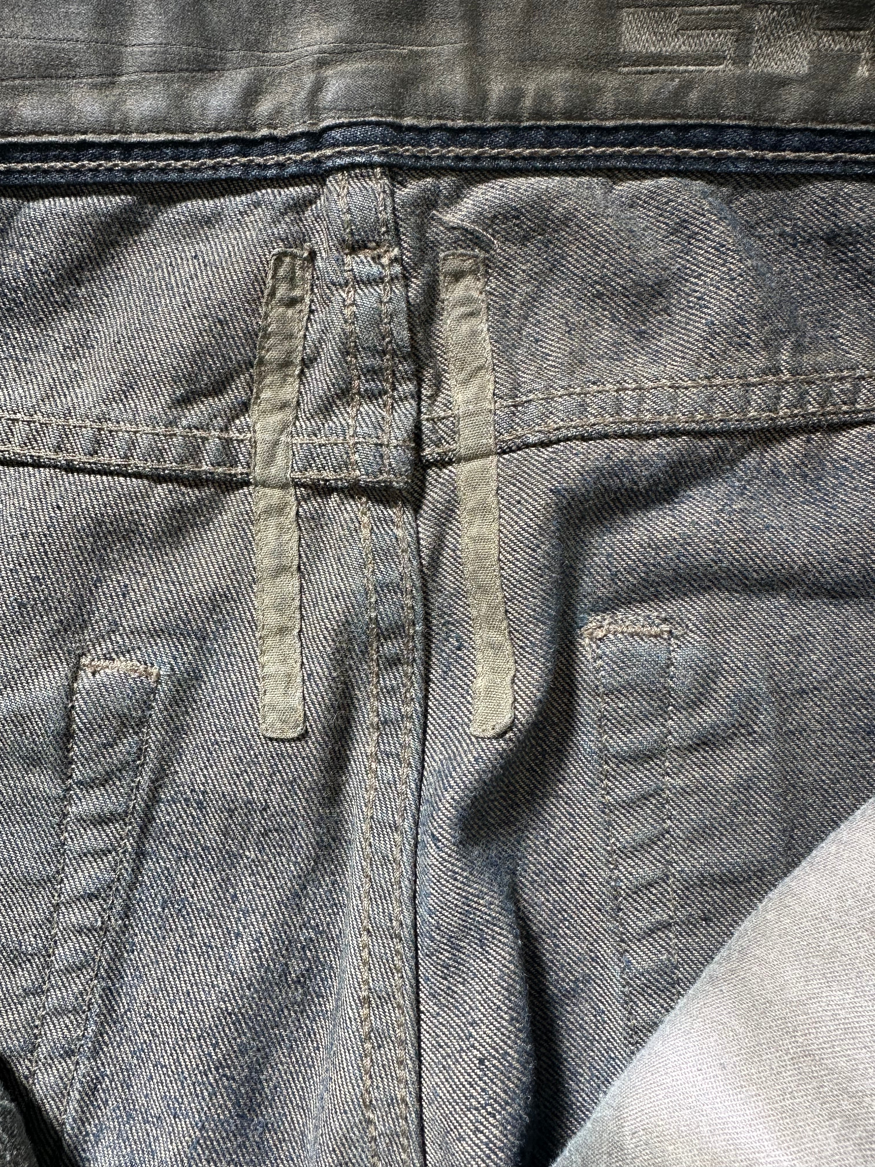 AW08 Rick Owens Stag Clawmark Baggy Detroit Cut
