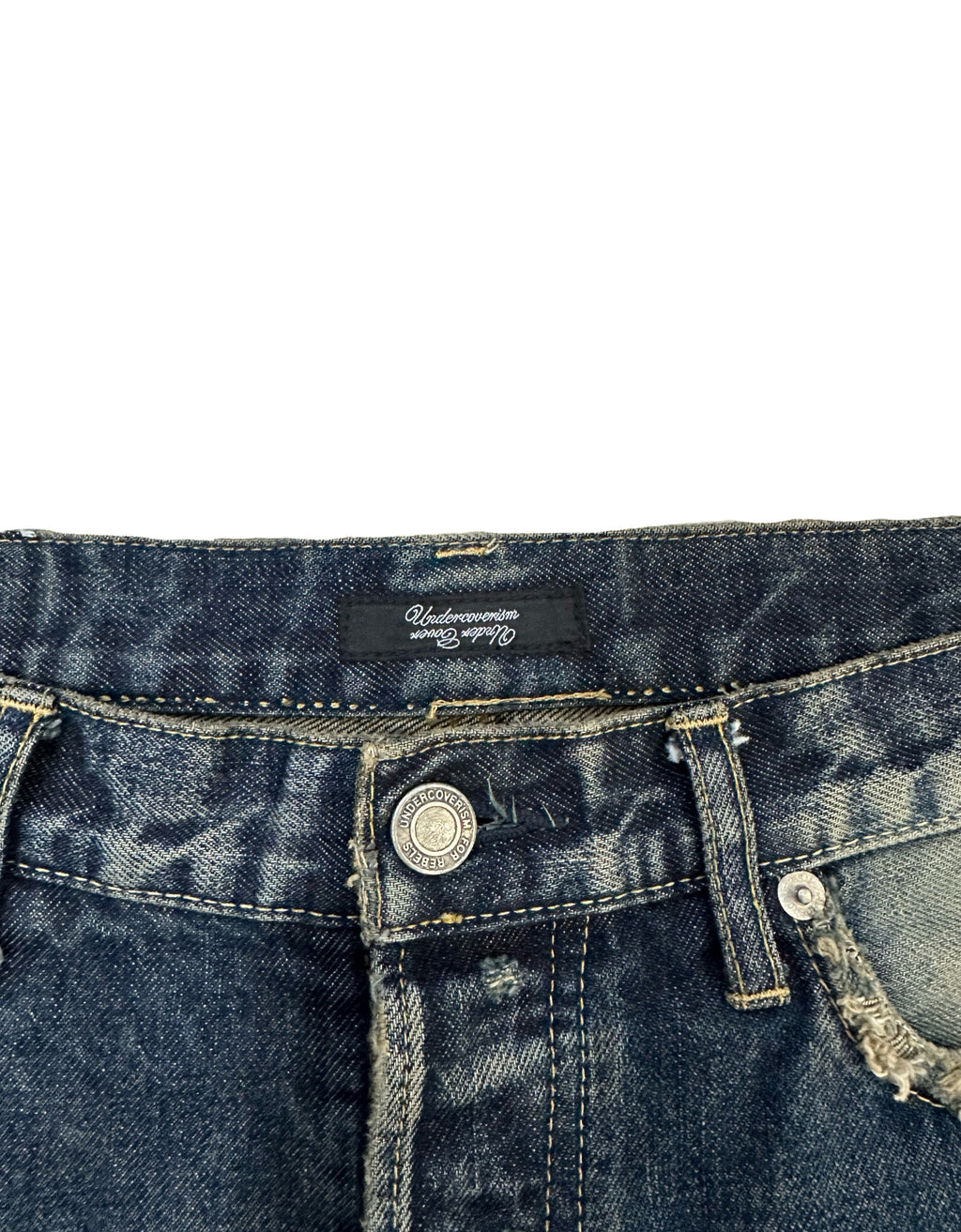 SS10 Undercover Silver Yarn Denim
