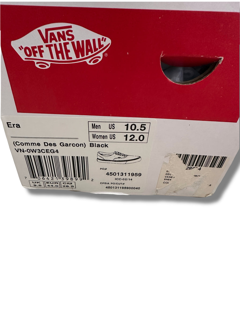 SS14 Supreme x Vans Collab PintStripe Black