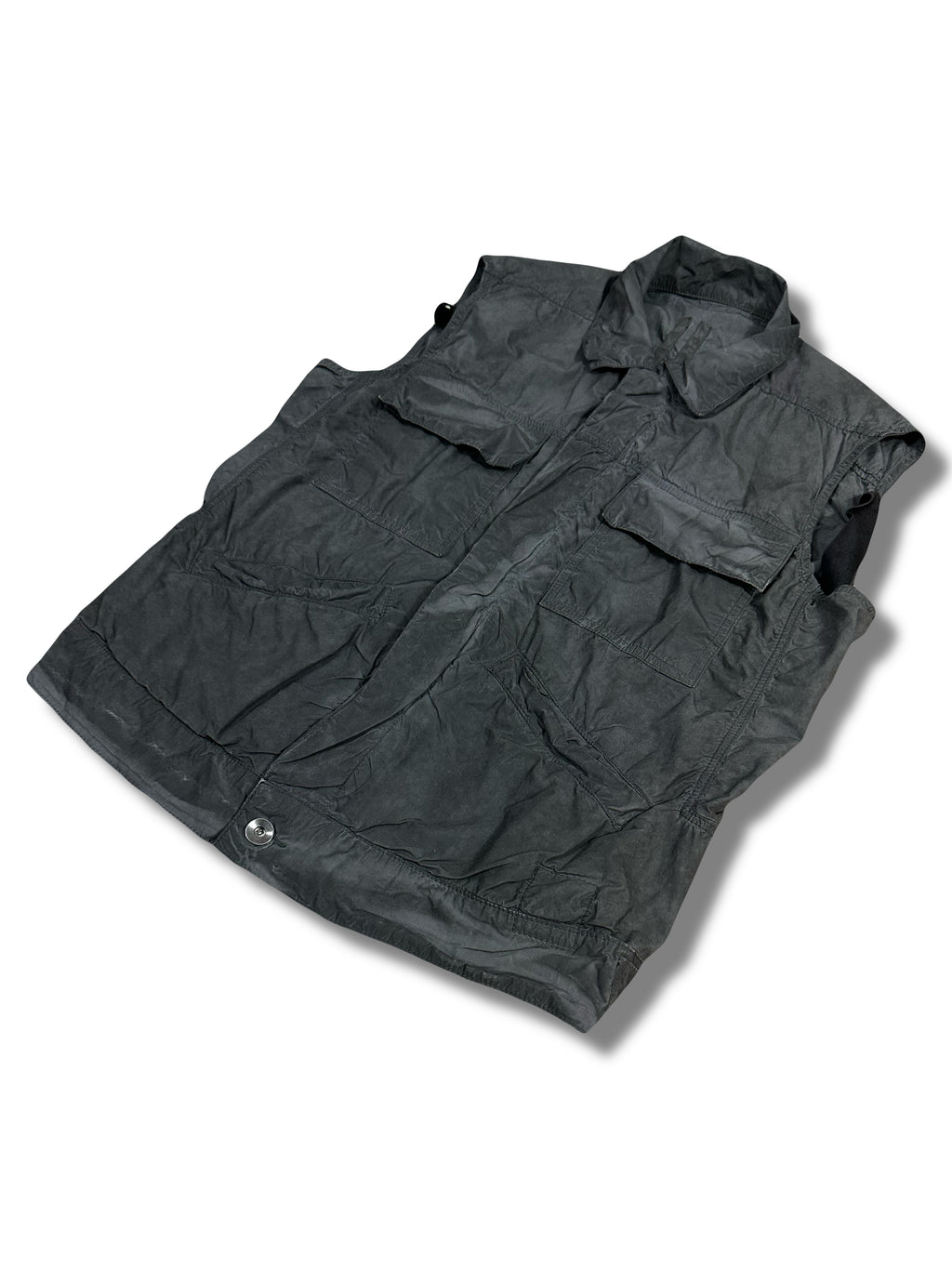 AW09 Rick Owens Poplin Sleeveless Jacket
