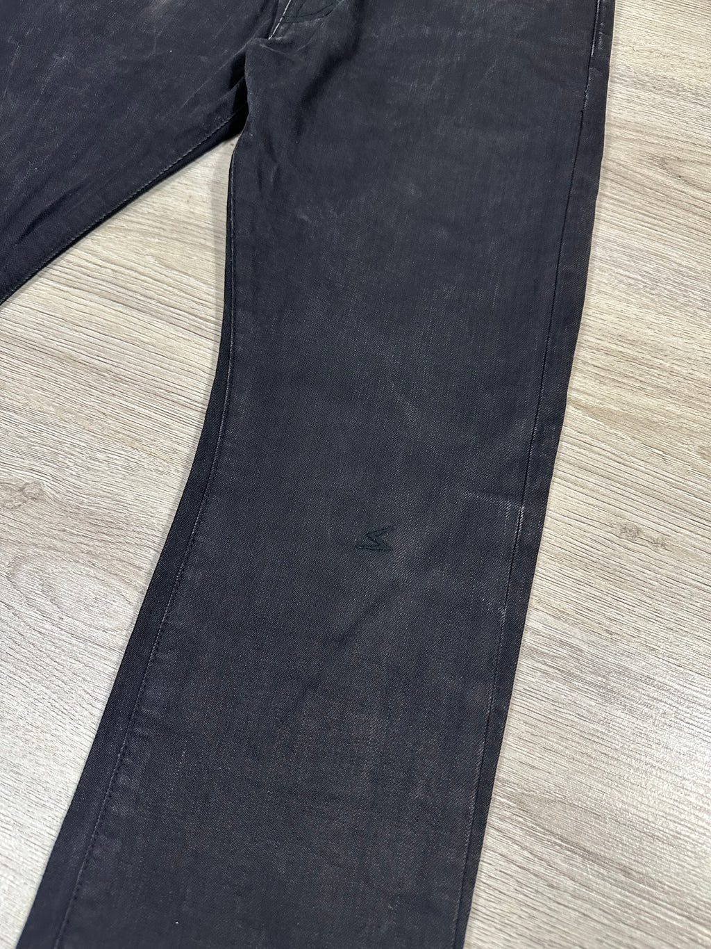 UNDERCOVER SS07 Chaos Waxed Zipper Denim