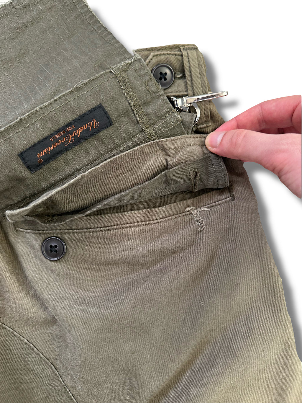 SS04 Undercover Languid Hybrid Cargo Denim