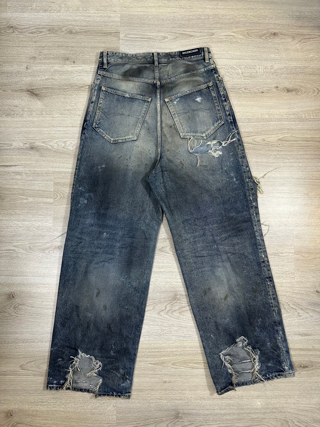 Balenciaga SS23 Oil Spill Baggy Denim