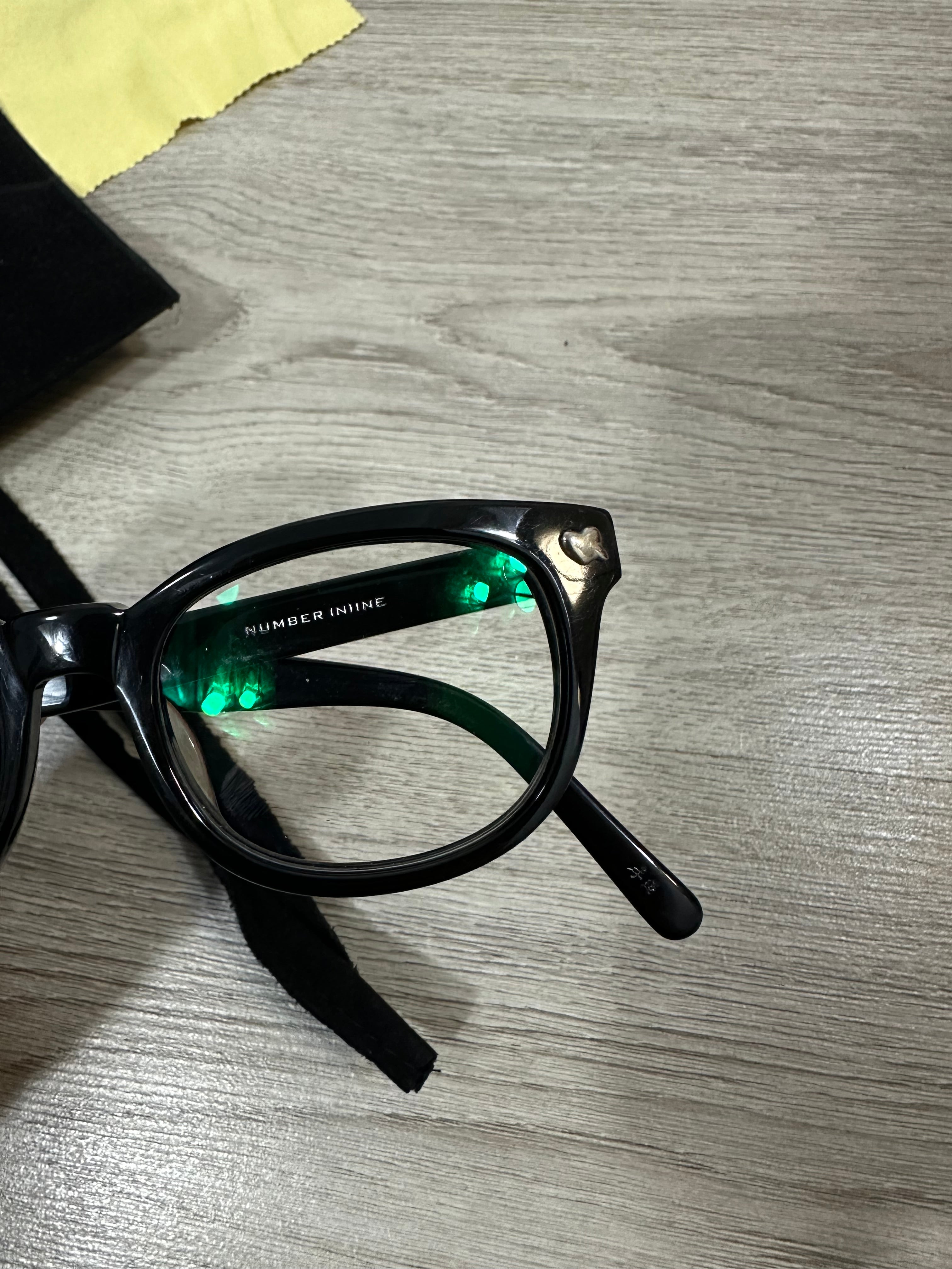 SS07 Number (N)ine Crying Heart Wayfarer Glasses