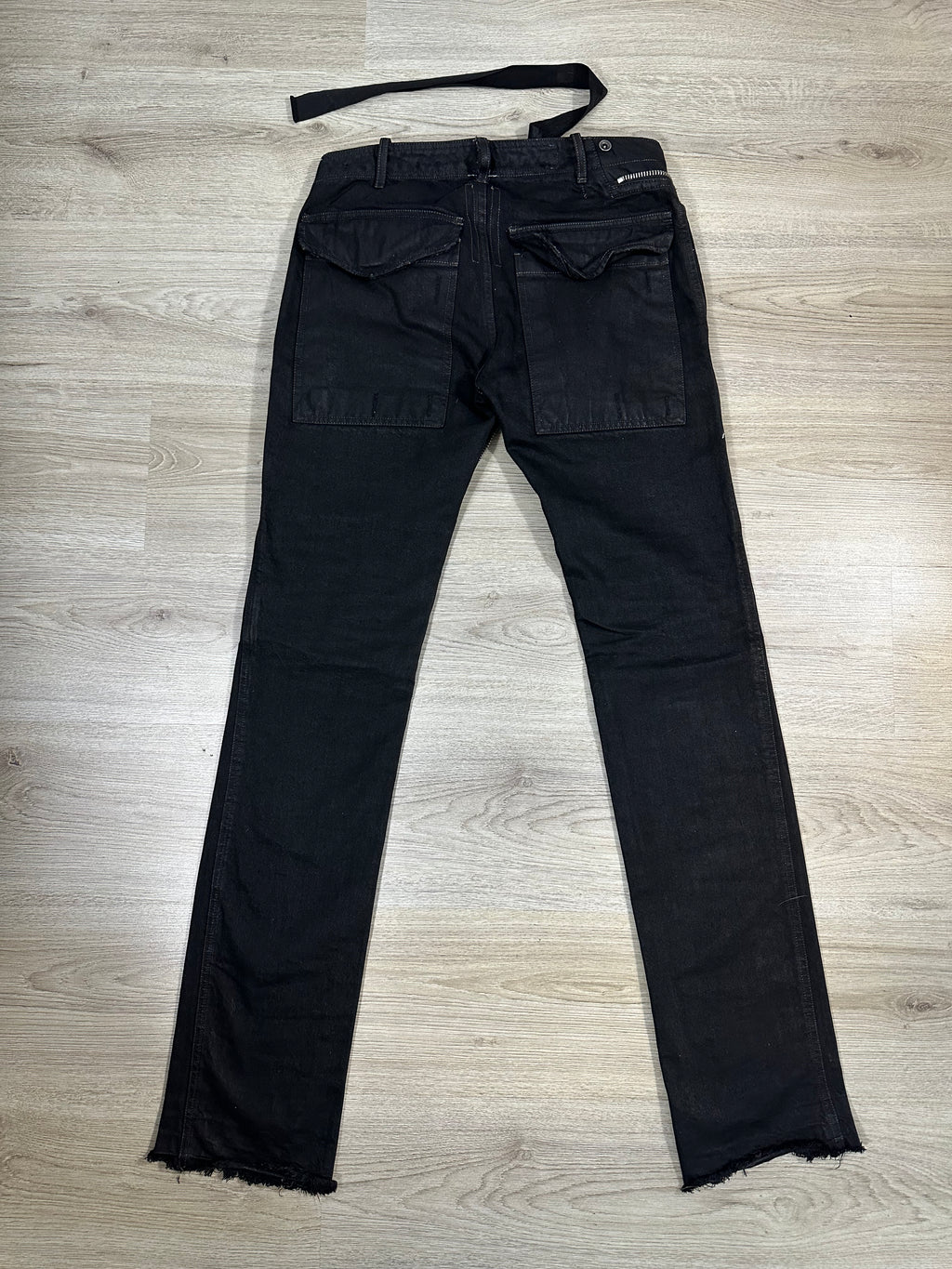 AW07 Rick Owens Black Wax DL Aircuts