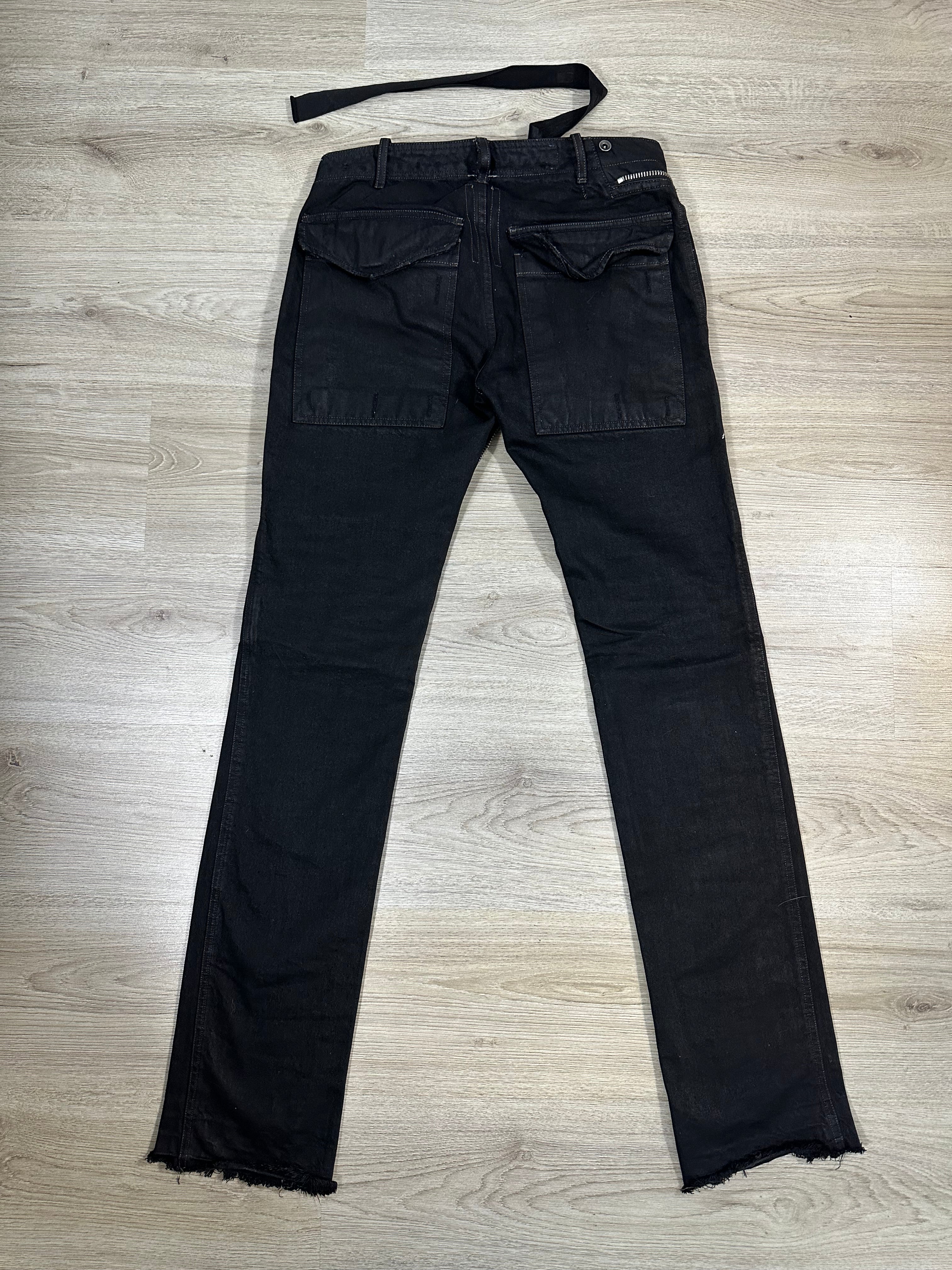 AW07 Rick Owens Black Wax DL Aircuts