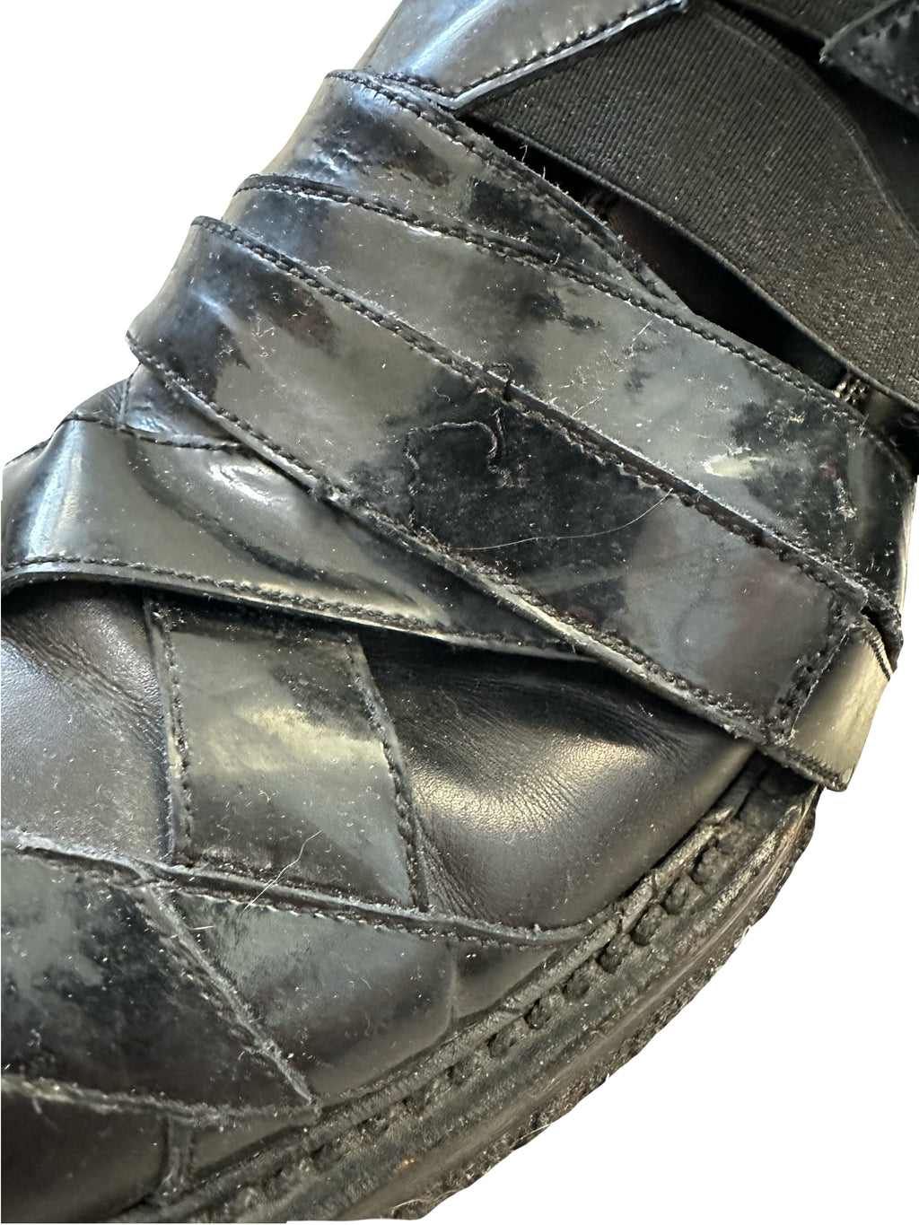 AW08 Dior Homme Lumiere Du Nord Bondage Boots Size 42