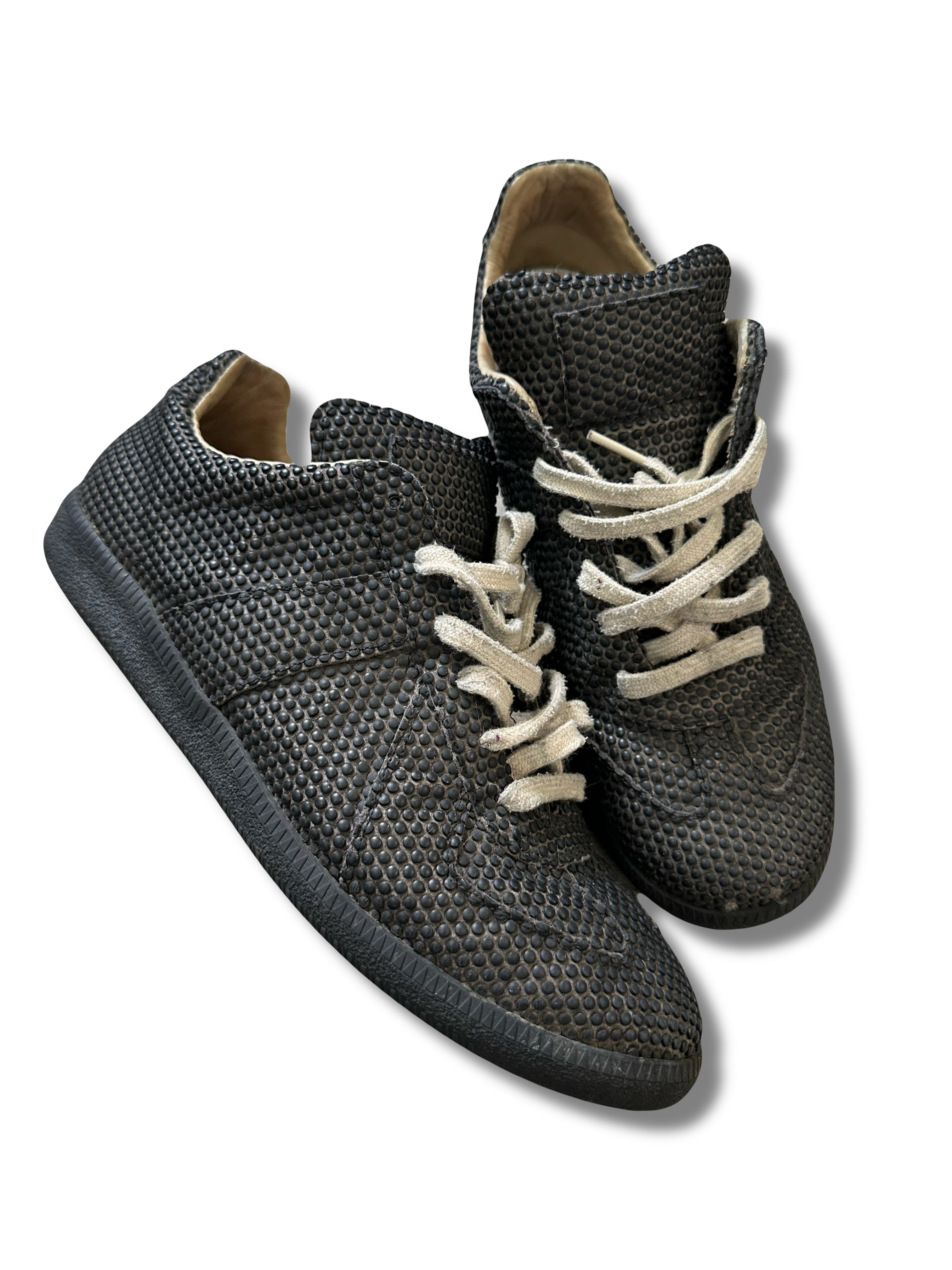 Margiela Textured Pebbled Polka Dot German Army Trainer