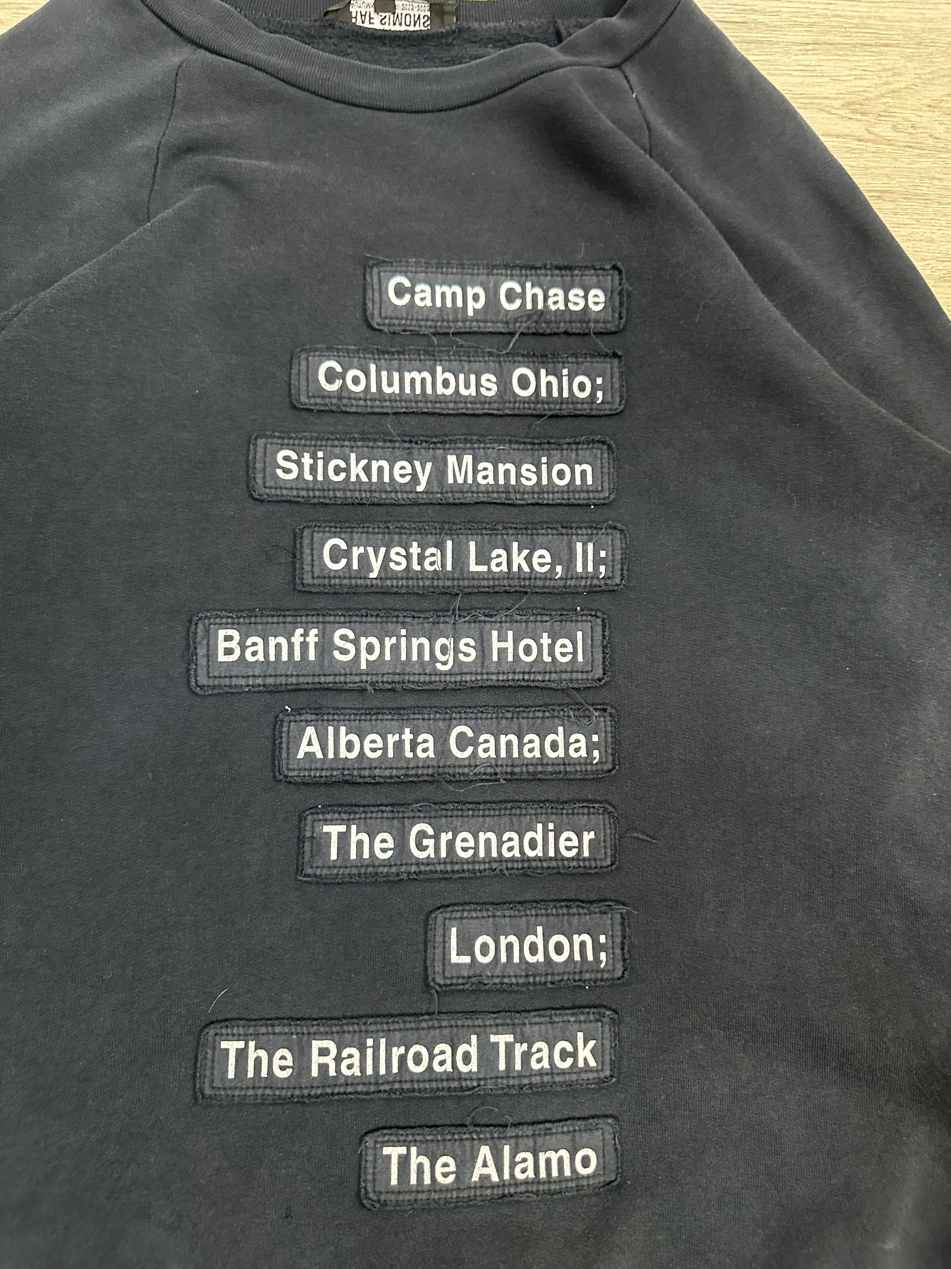 Raf Simon’s AW05 Haunted Places Crewneck