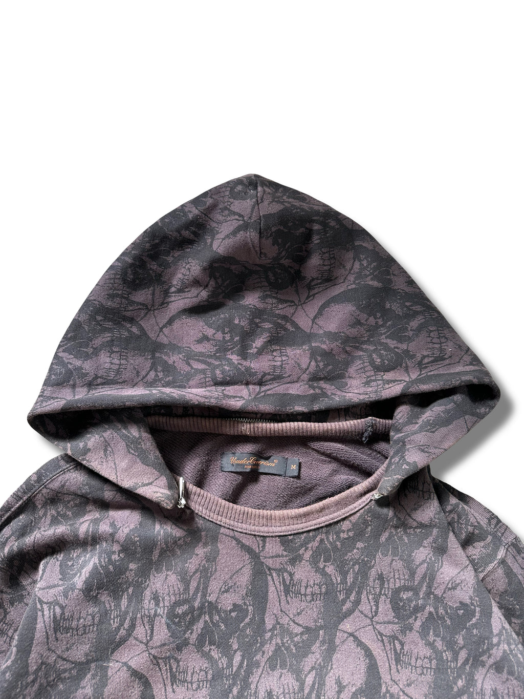 AW03 UNDERCOVER Black Osama skull Cargo Hoodie