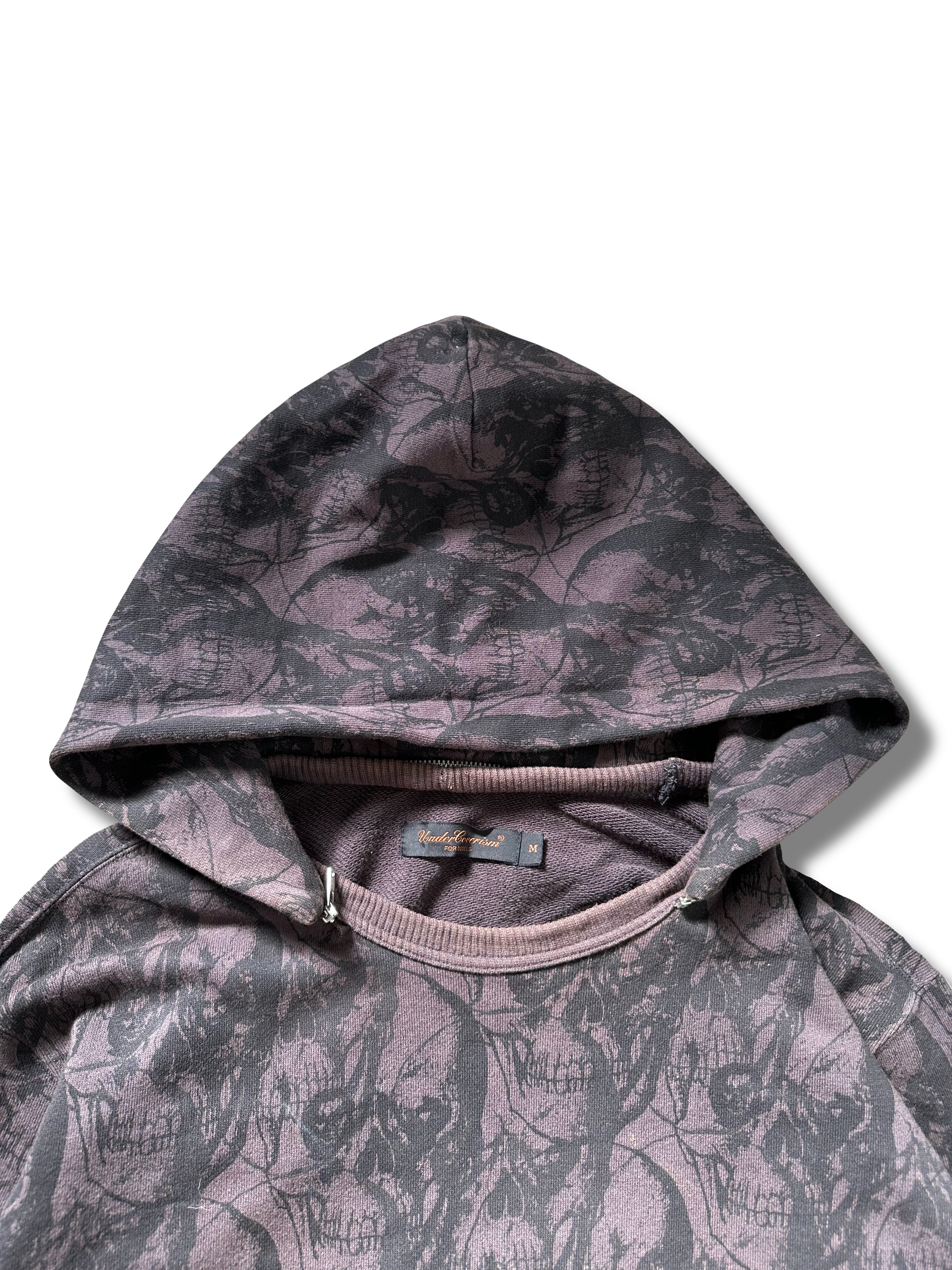 AW03 UNDERCOVER Black Osama skull Cargo Hoodie