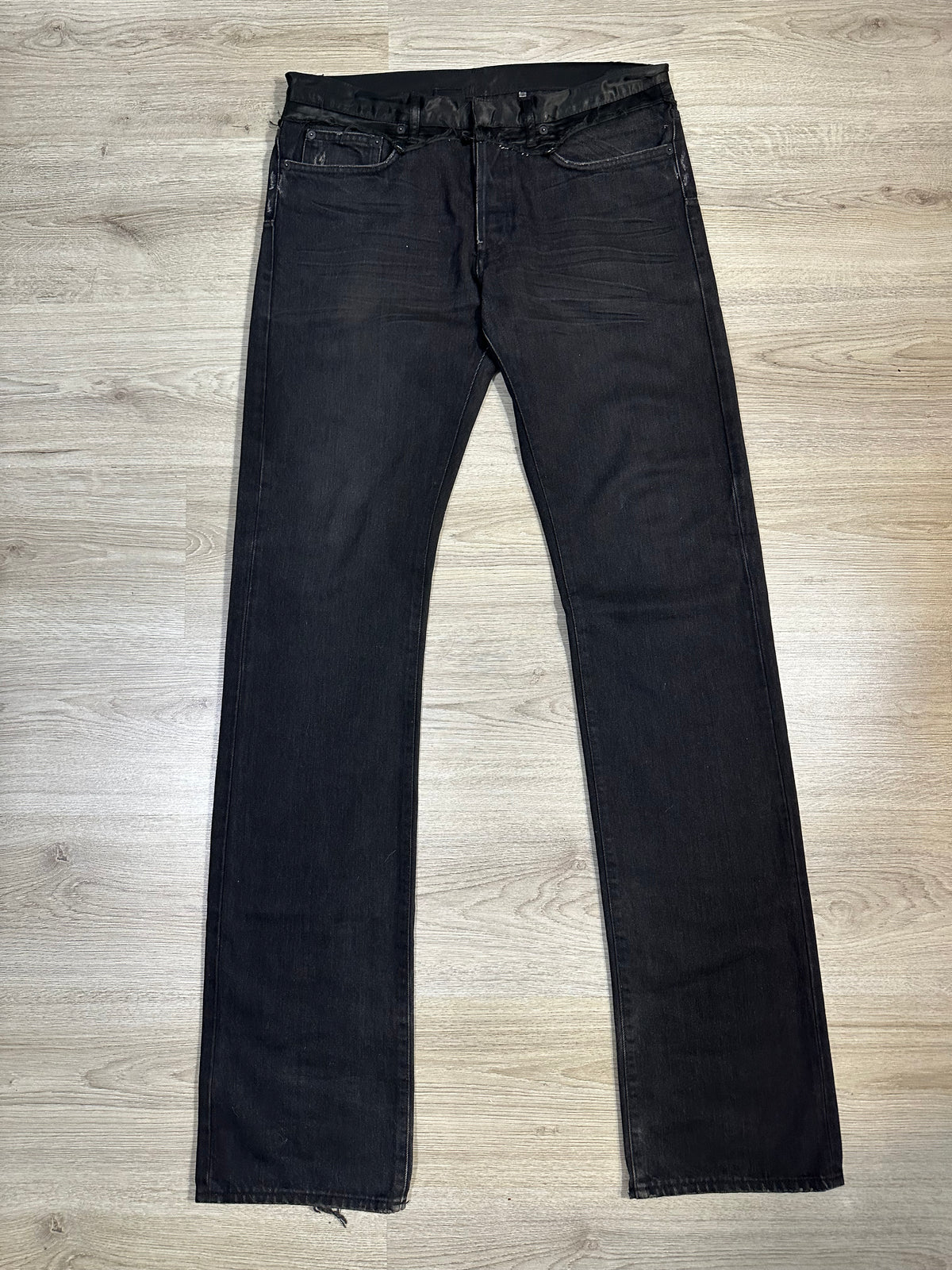 AW05 Dior Homme Satin Cummerbund Bootcut