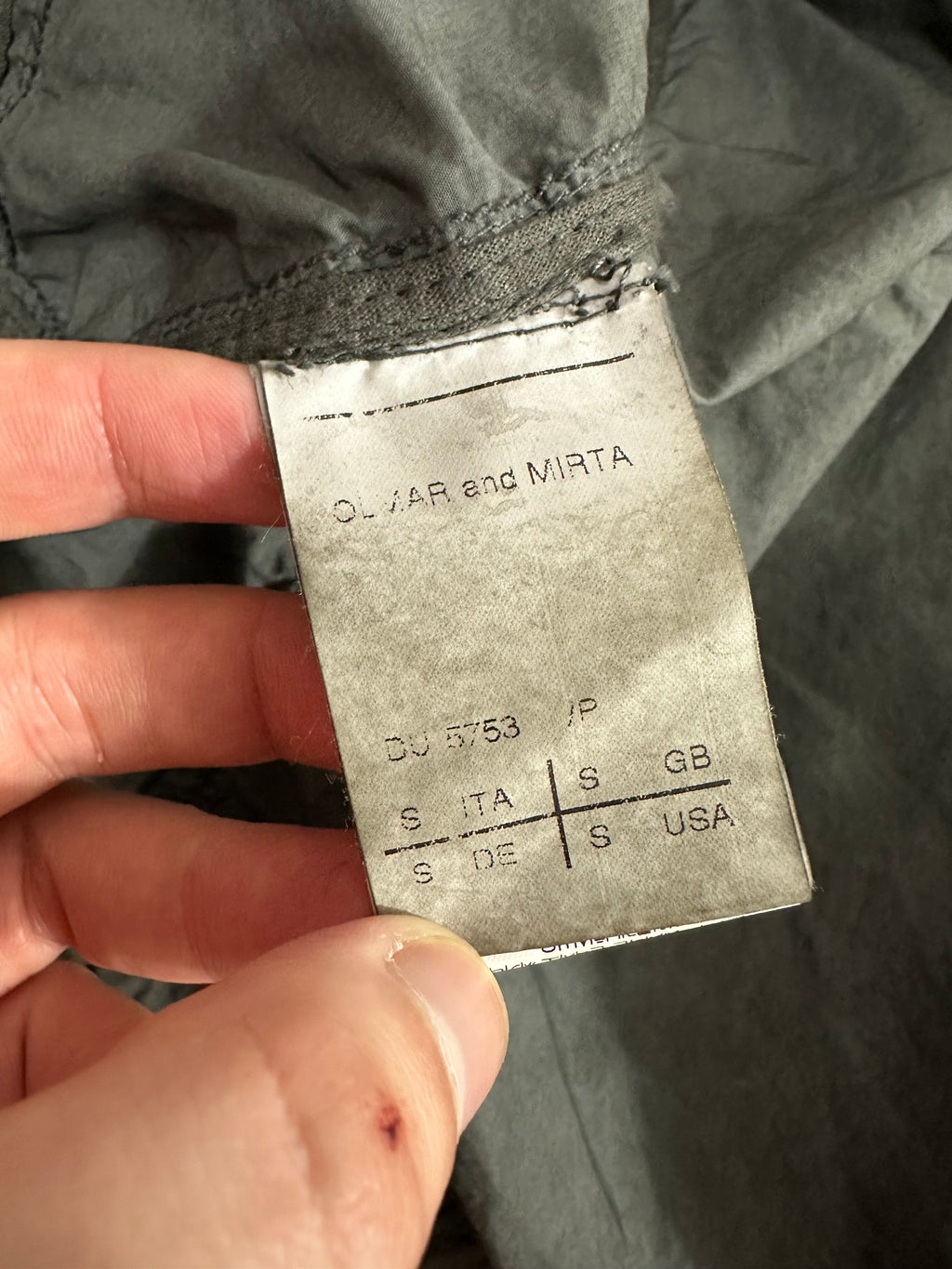 AW09 Rick Owens Poplin Sleeveless Jacket